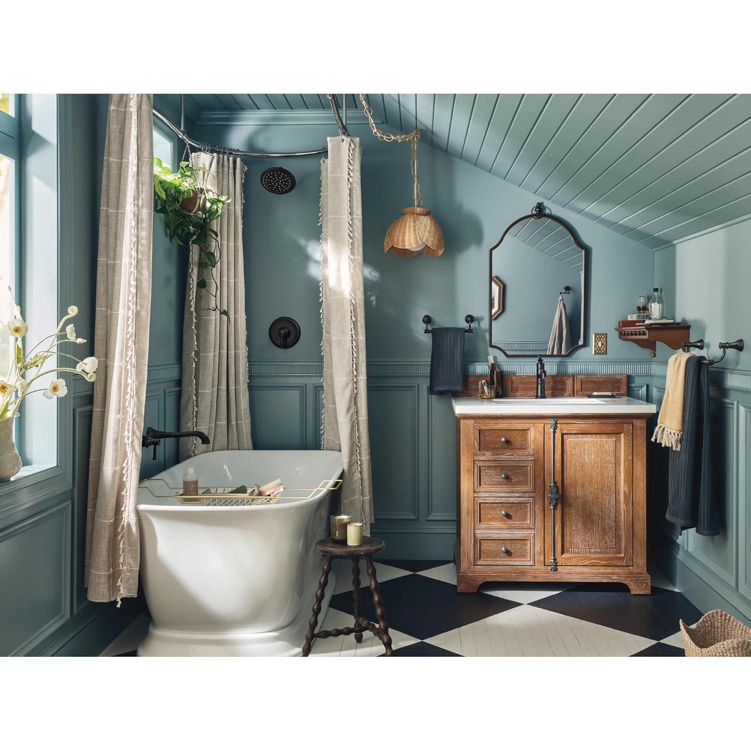 Belfield Bathroom 9" Wall Mounted Towel Bar