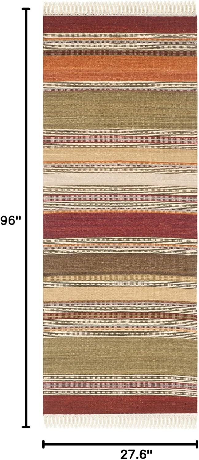 Striped Kilim STK317 Hand Woven Area Rug  - Safavieh