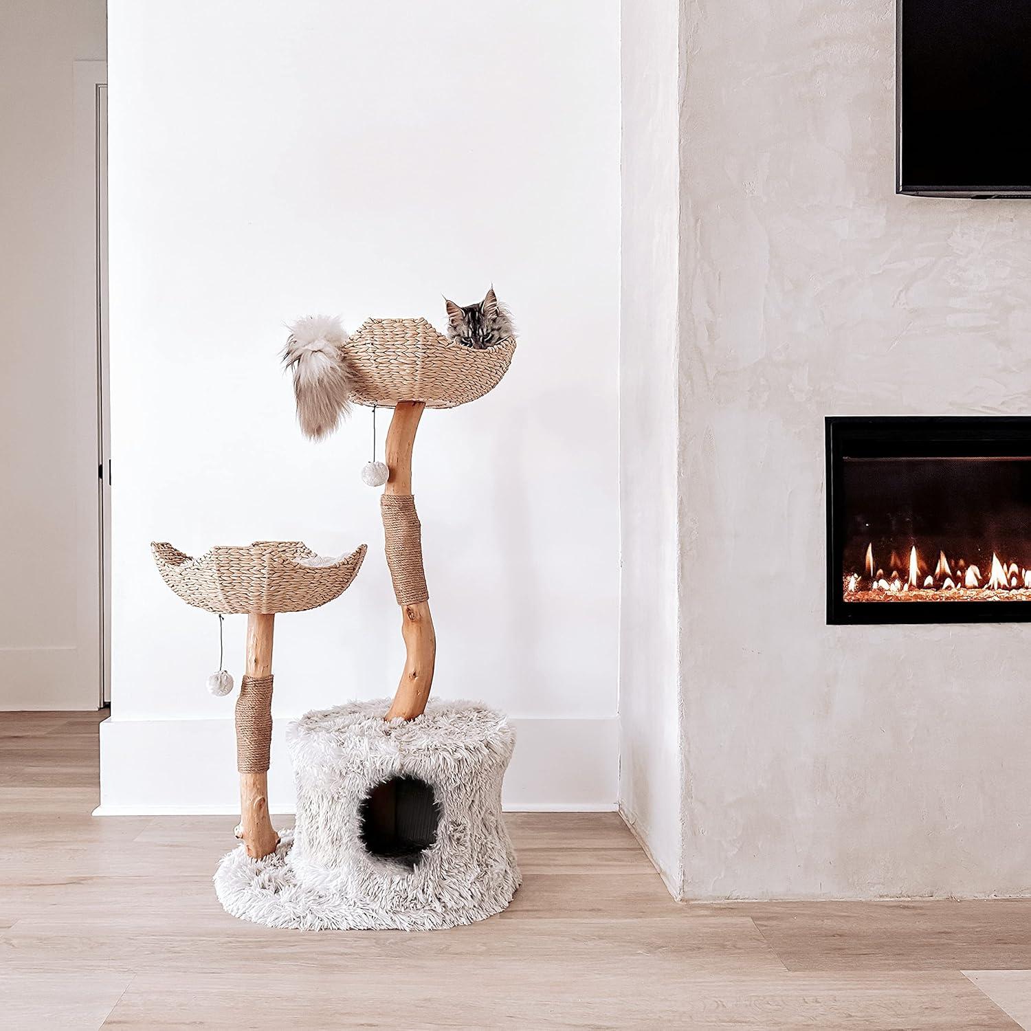 Mau Lifestyle Cento Cat Tree, Hand Made, Gray