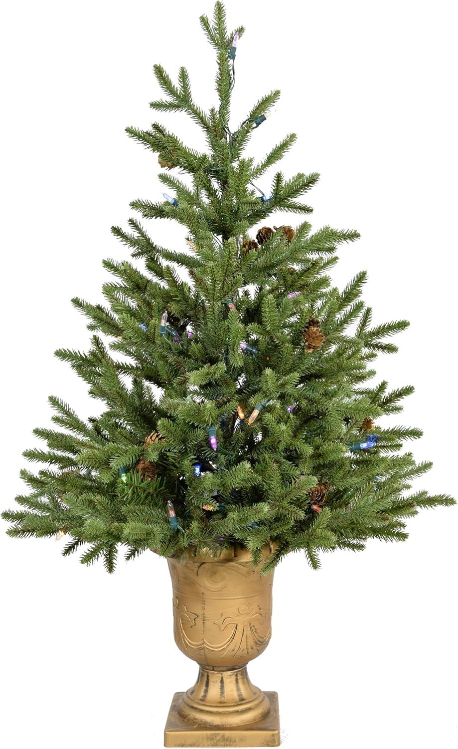 Carmel Pine 48'' Lighted Fir Christmas Tree