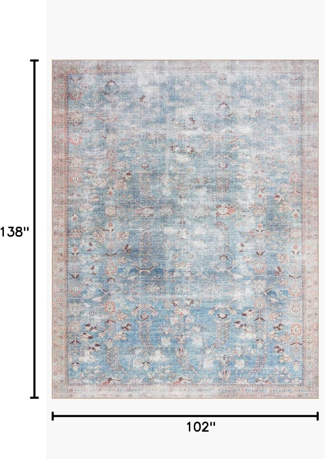 Loloi II Wynter WYN-06 Teal / Multi Oriental Area Rug 8'-6" x 11'-6"