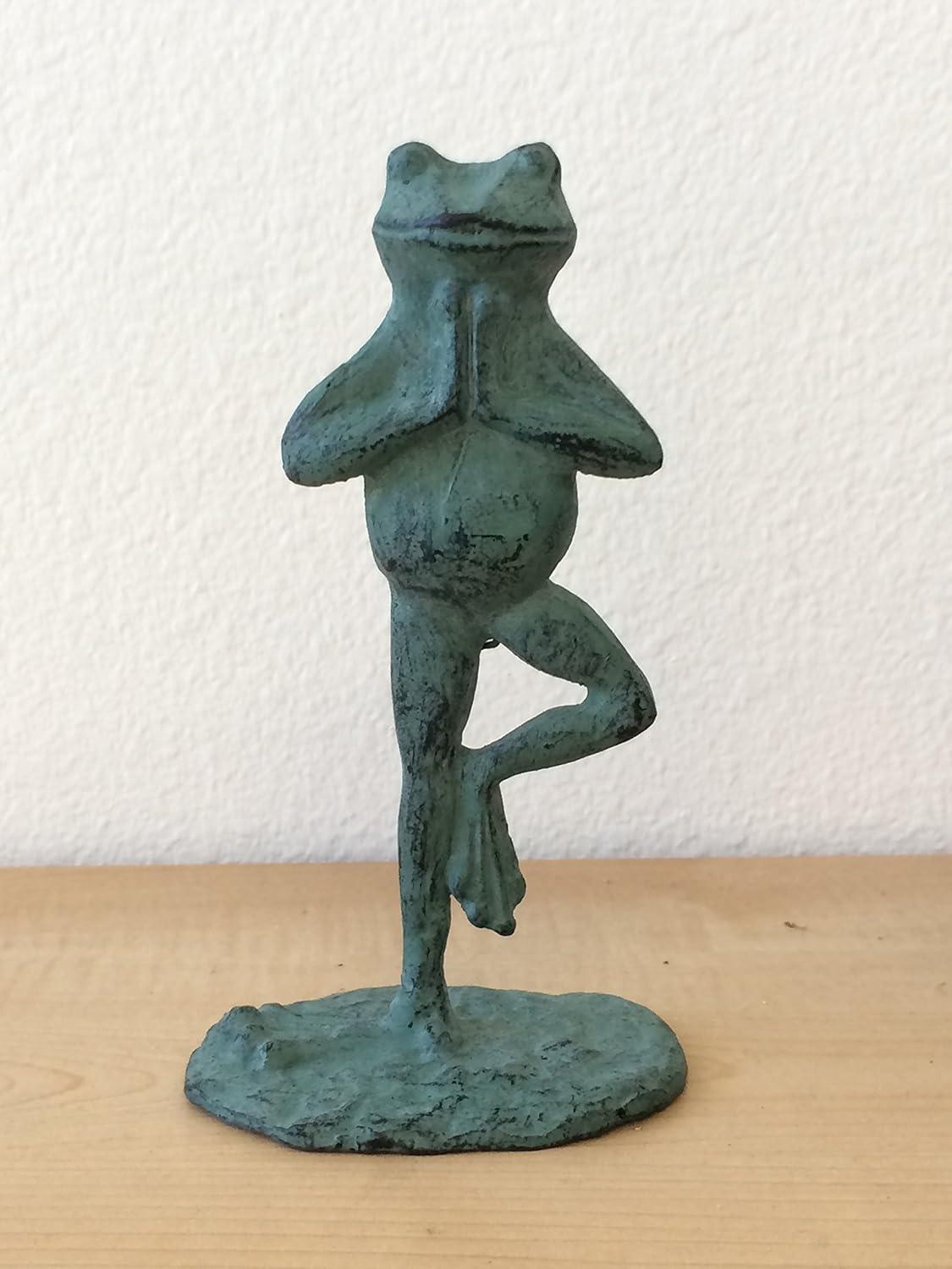 Standing Yoga Frog Shelf Décor