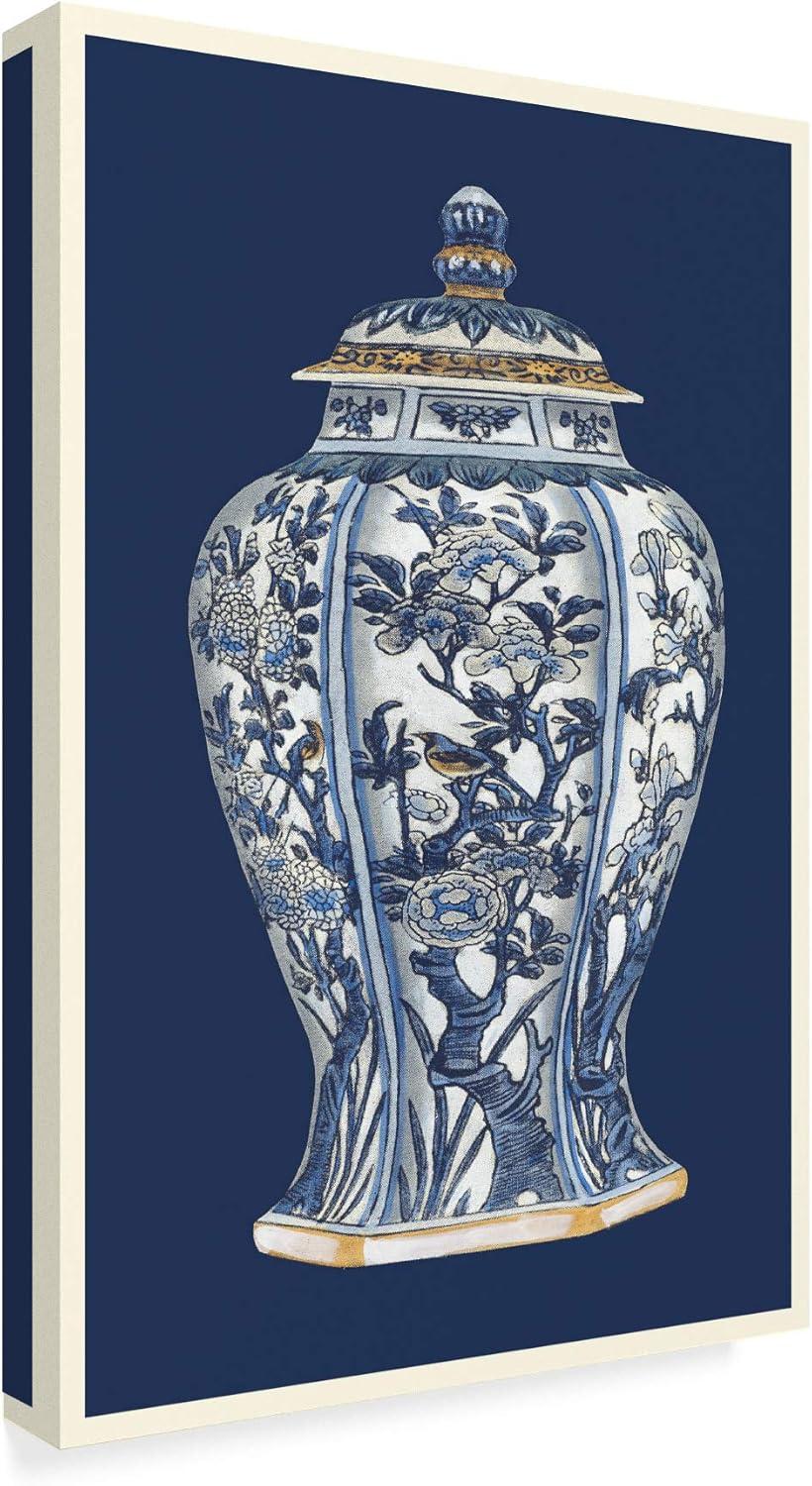 Vision Studio 'Blue And White Porcelain Vase I' Canvas Art