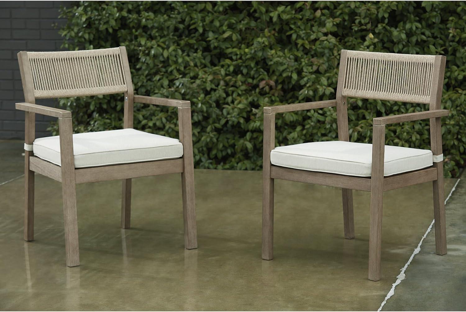 Colb Outdoor Dining Armchair with Cushion (Set of 2)