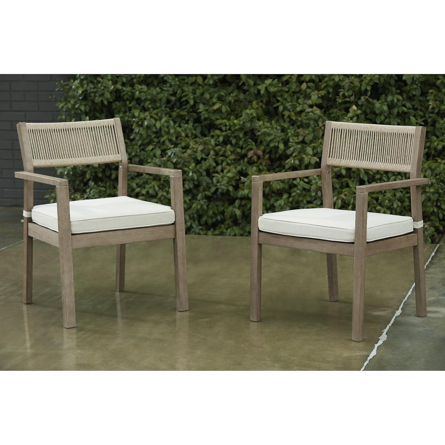 Colb Outdoor Dining Armchair with Cushion (Set of 2)
