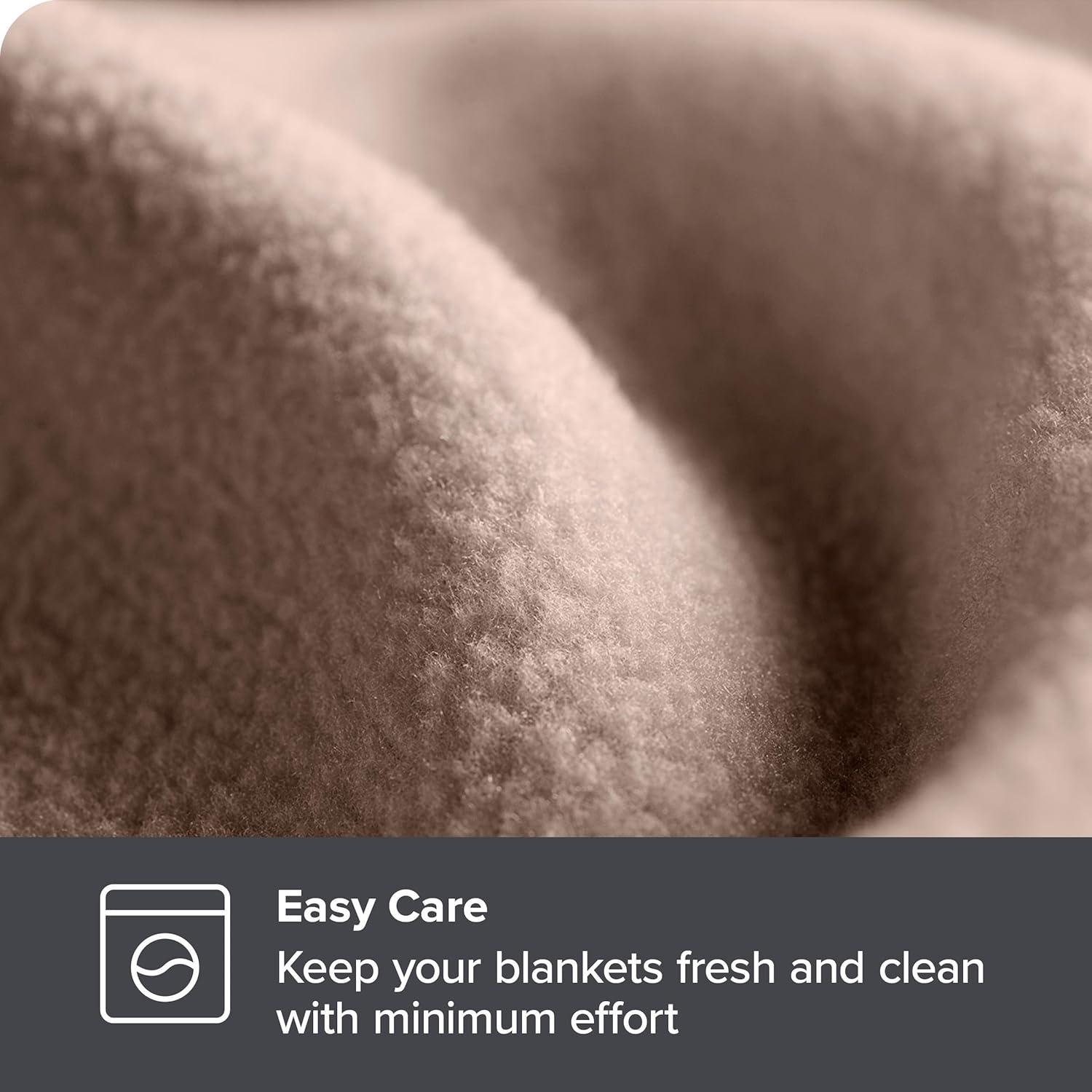 Lightweight Polar Fleece Blanket by Bare Home