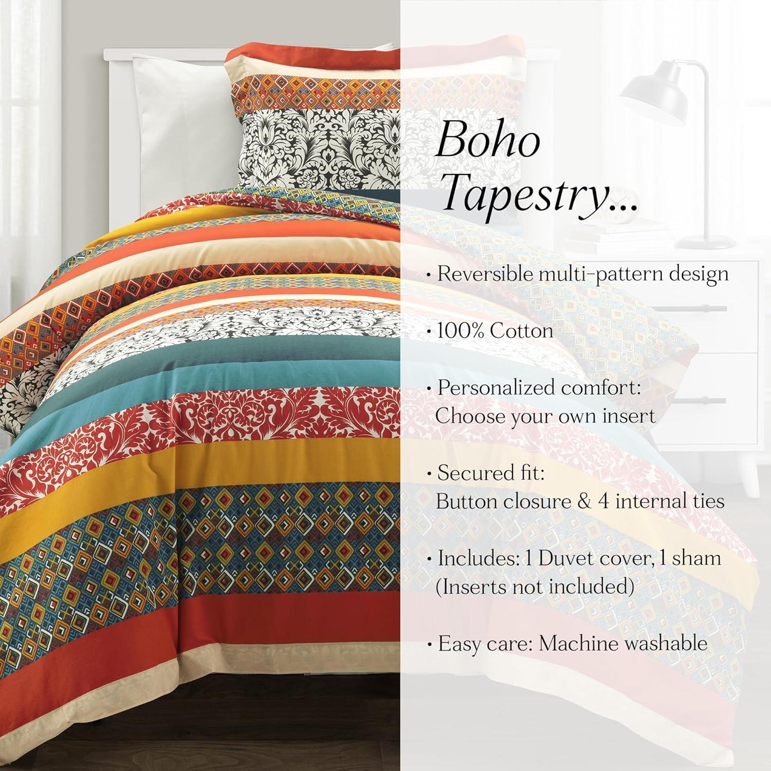 Lush Decor Reversible Duvet Cover Set (Set of 3)