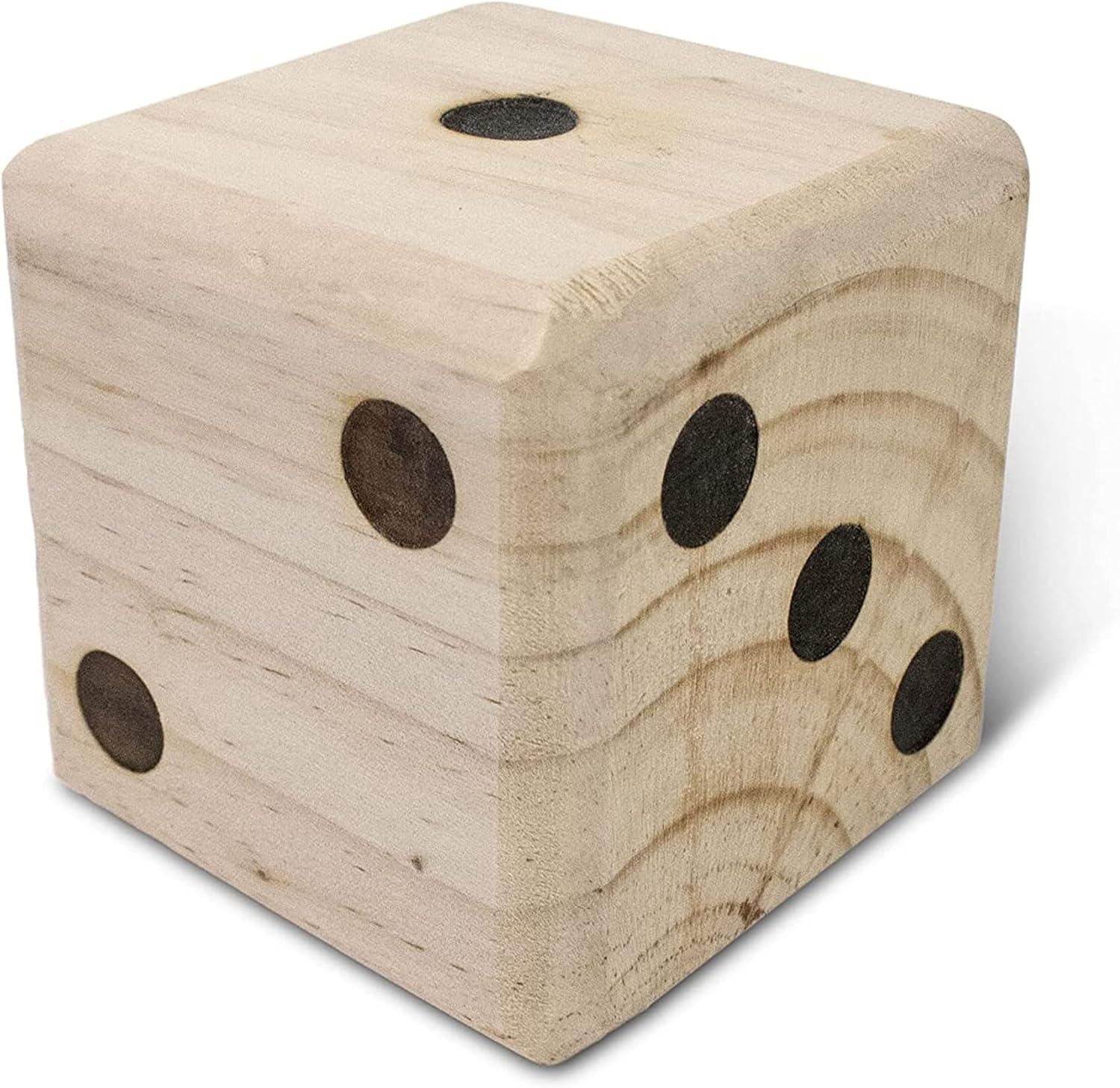 Oversized Wooden Yard Dice