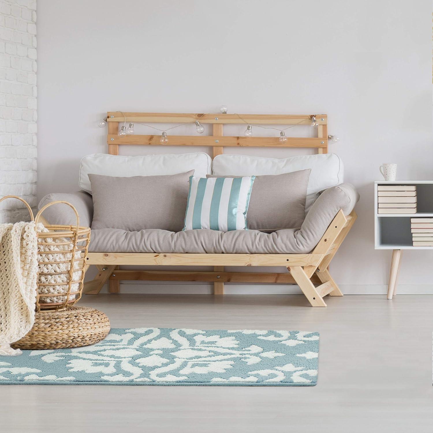 Laura Ashley Laura Ashley Mayhew Light Gray/White Area Rug