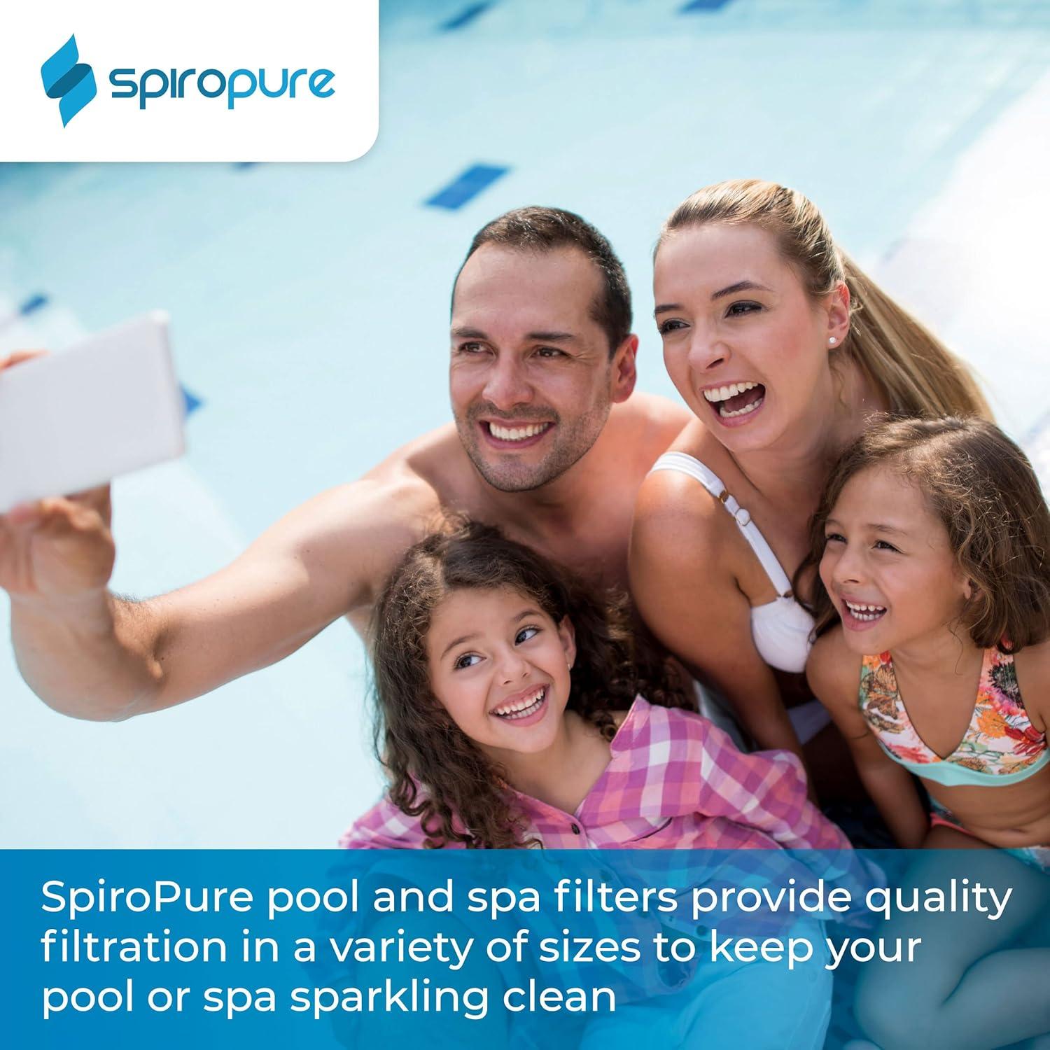 SpiroPure SP-PS-6541-SET Hot Tub Spa Pool Replacement Water Filter Set