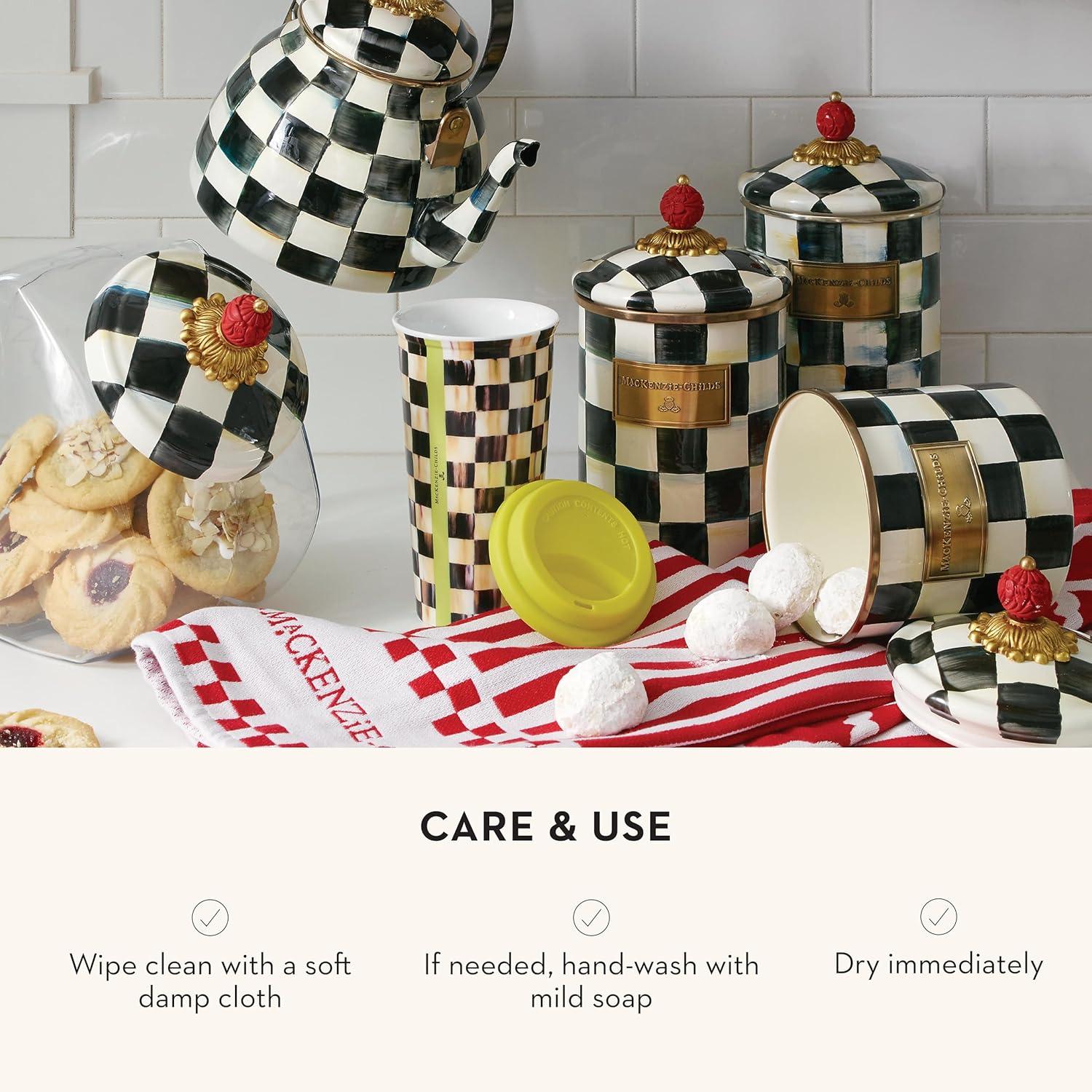 MacKenzie-Childs Courtly Check® Canister