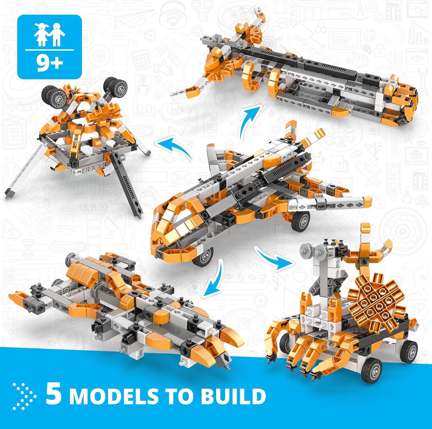 Engino- Inventor STEM Toys, Space Shuttle Kit, Construction Toys for Kids 9+