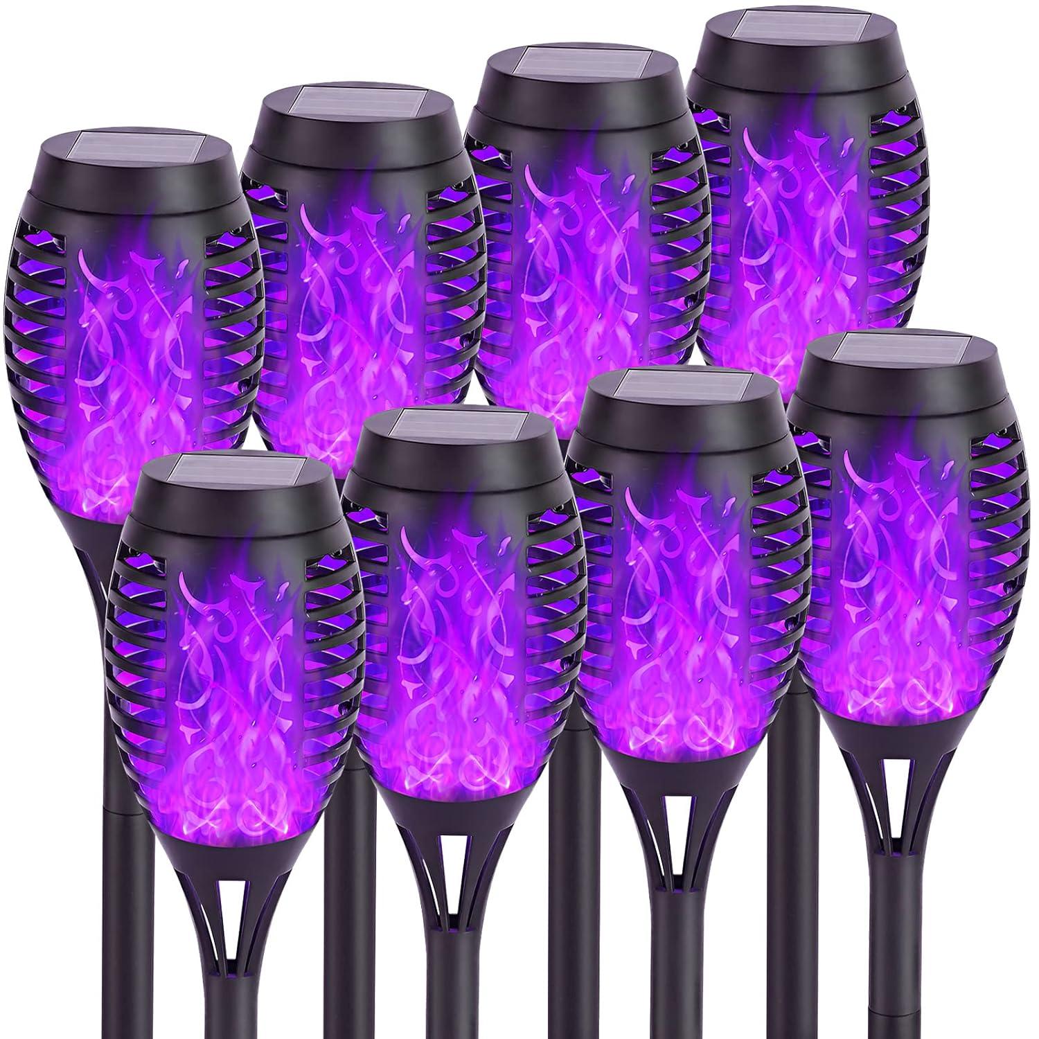 The Holiday Aisle® 8 Pack Halloween Decorations Outdoor, Halloween Solar Lights for Halloween Decor
