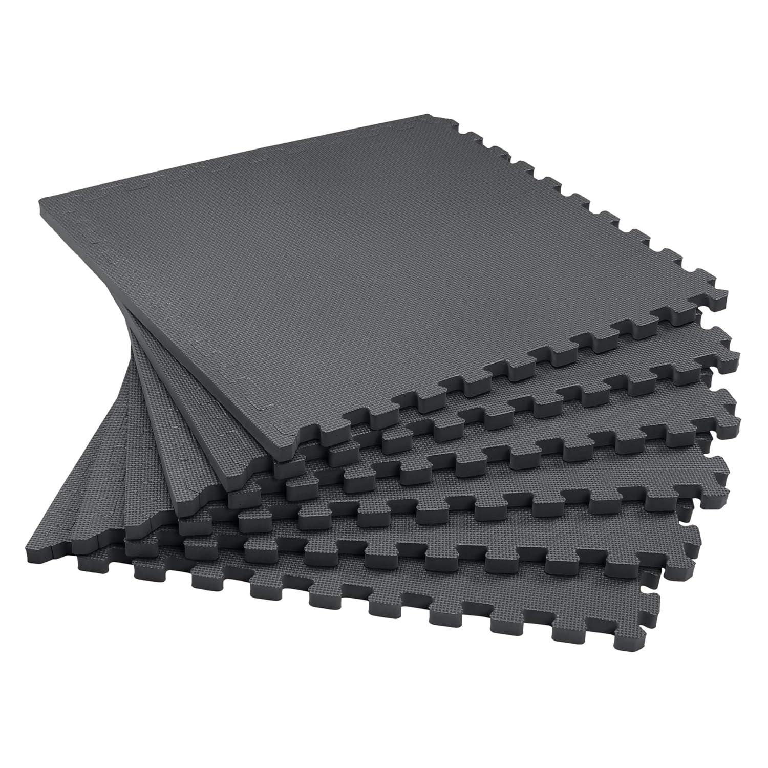 We Sell Mats 3/4 Inch Thick Multipurpose EVA Foam Floor Tiles, Interlocking Floor Mat for Indoor Gym, and Home Use