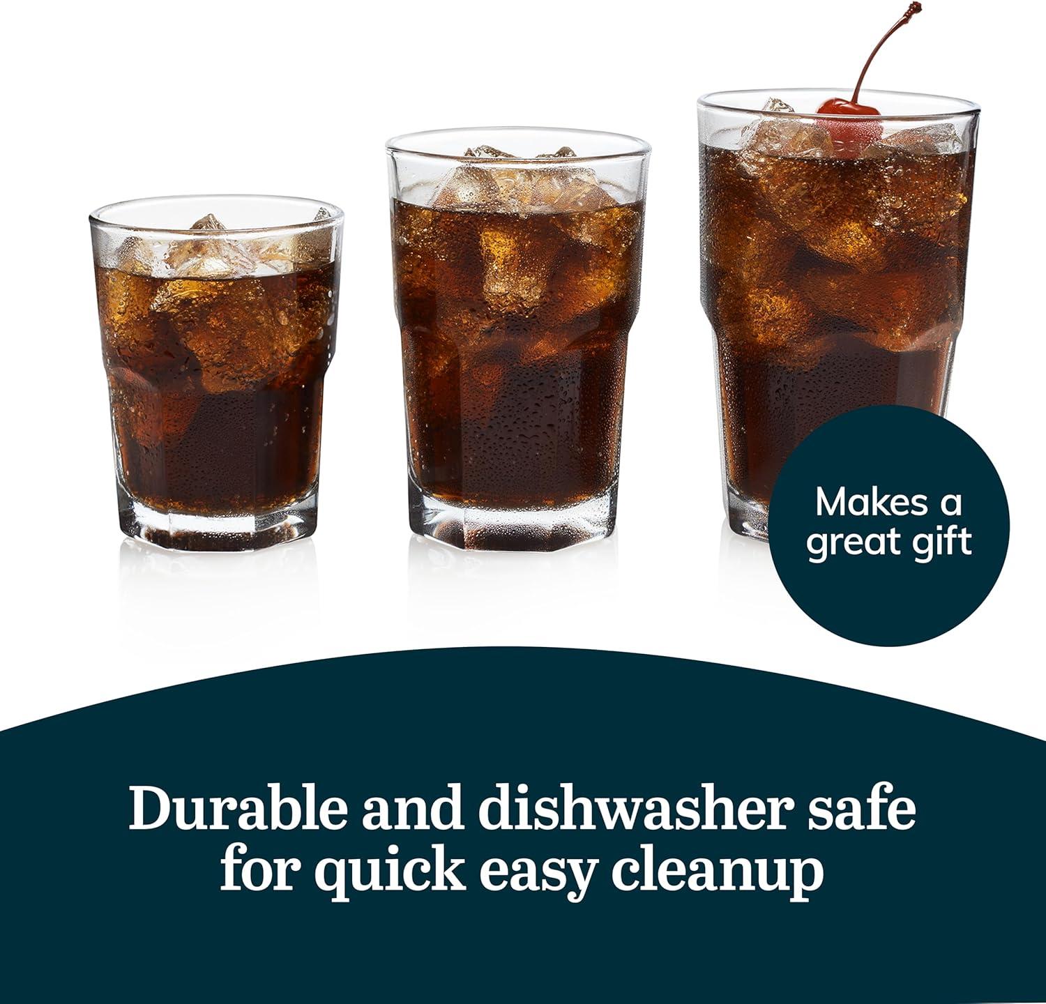 Libbey Libbey Boston 18-Piece Tumbler, Rocks and Juice Glass Set
