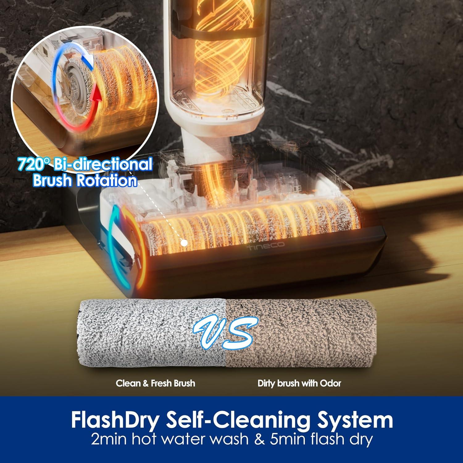 Tineco FloorWasher Flashdry Cordless Mop & Vacuum Cleaner - 6 Series