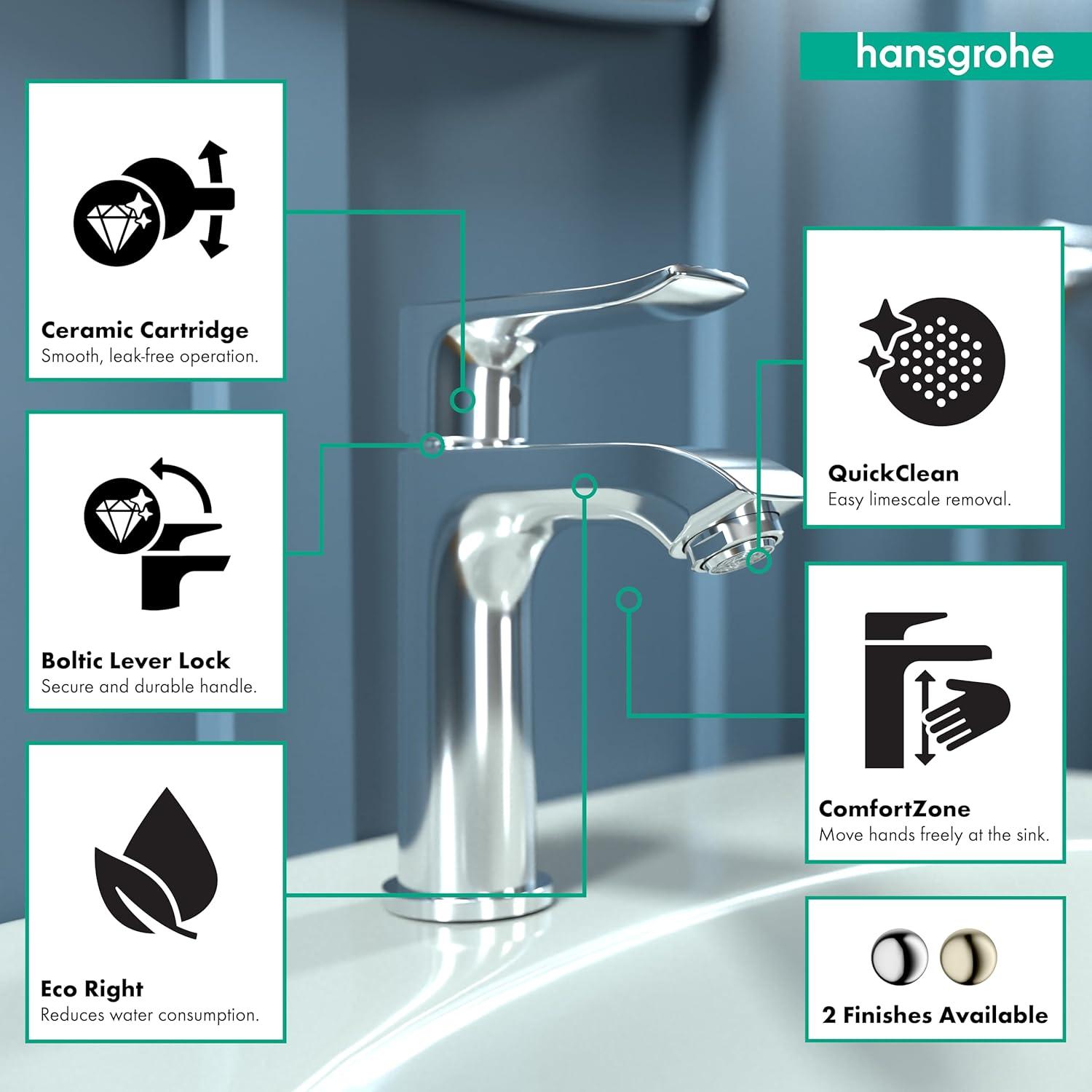 Metris Single Hole Bathroom Faucet