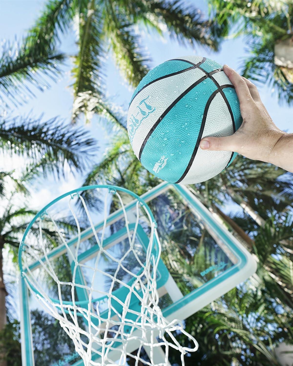 Dunn-Rite Splash & Shoot  Clear Polycarbonate backboard with  Adjustable Height