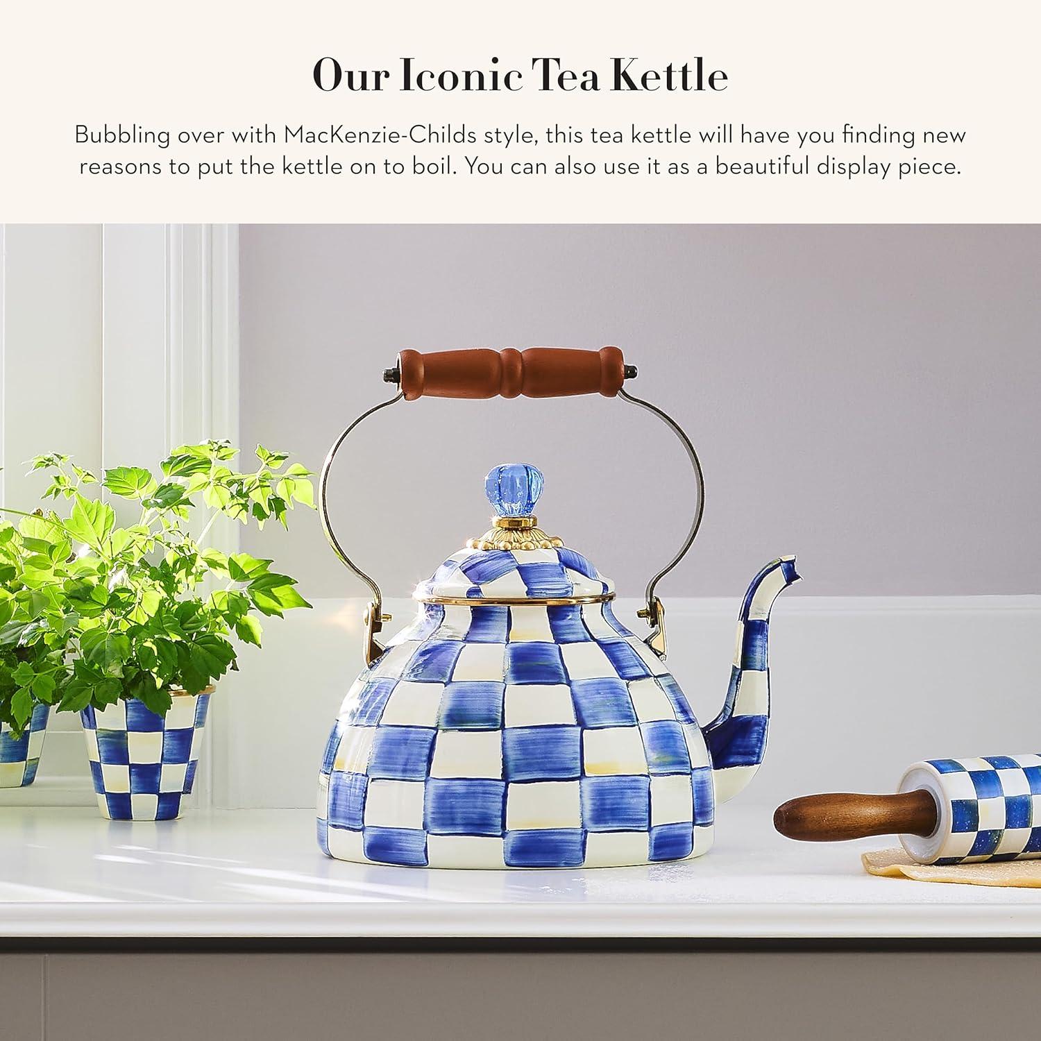 MacKenzie-Childs Royal Check® Tea Kettle