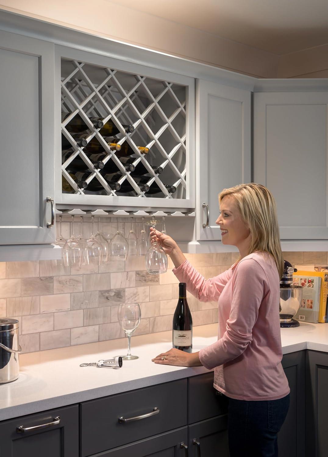 Hardware Resources Hard Maple 24" x 30" Wine Lattice Rack & Reviews | Wayfair