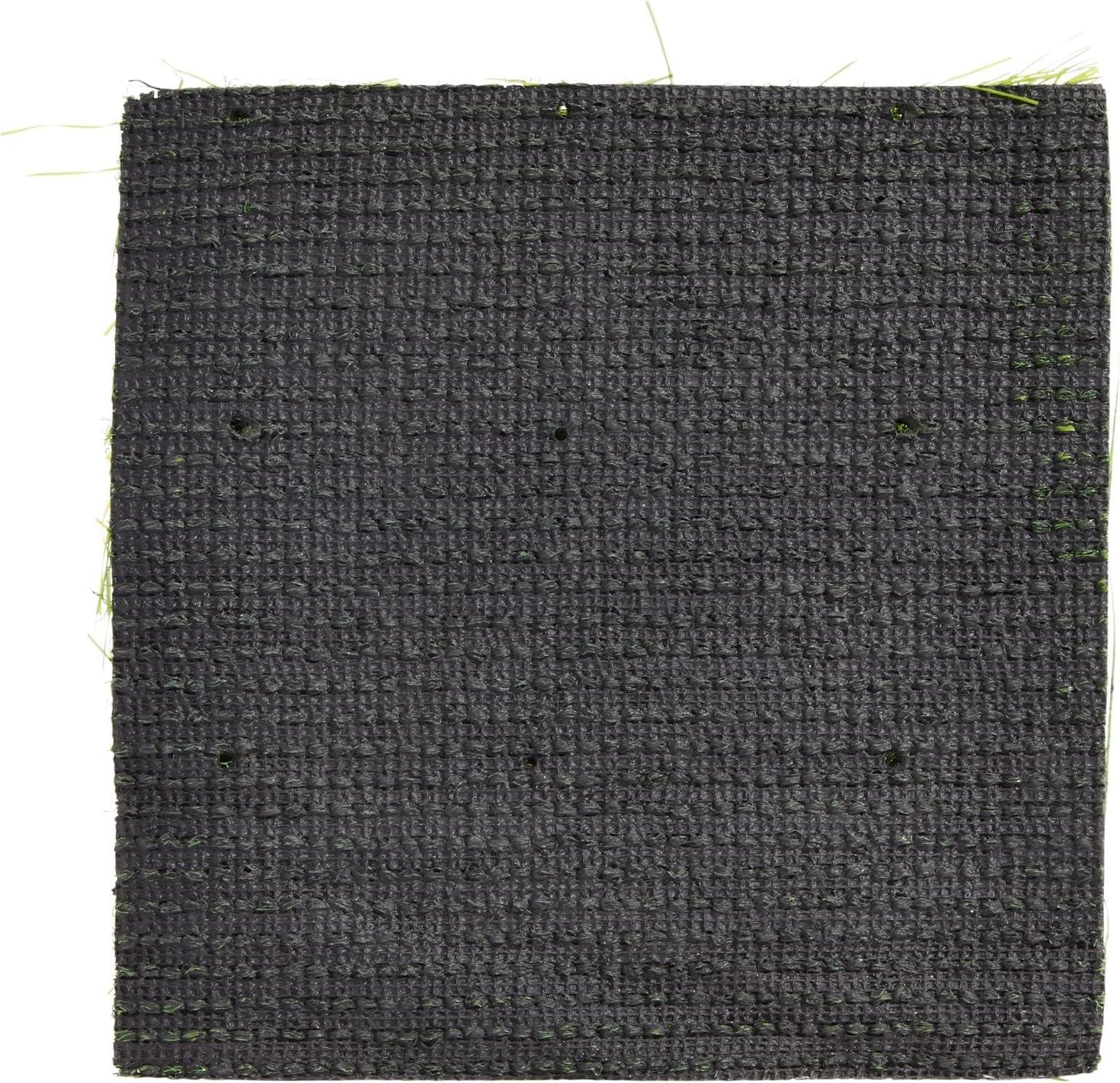 Juvale 4-Pack Artificial Grass Mat Squares, 12x12-Inch Fake Turf Tiles for Balcony, Patio, Indoor & Outdoor Faux Placemats DIY