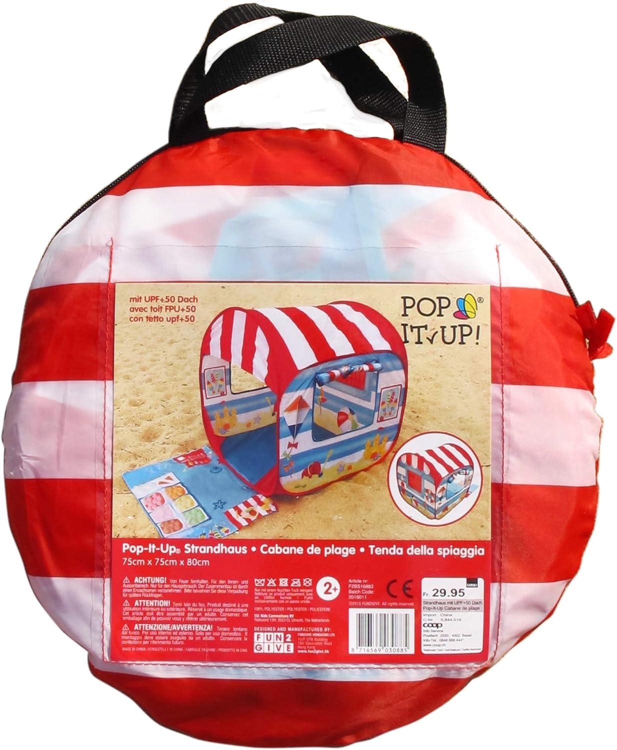 Fun2Give Fun2Give 30'' W x 30'' D Indoor / Outdoor Polyester Pop-Up Play Tent