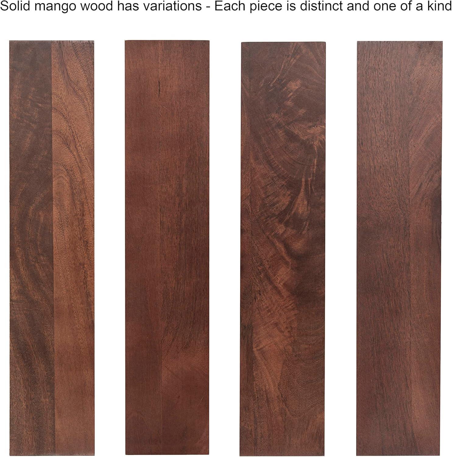 Kate and Laurel Prema Framed Wall Mirror, 26x26, Walnut Brown