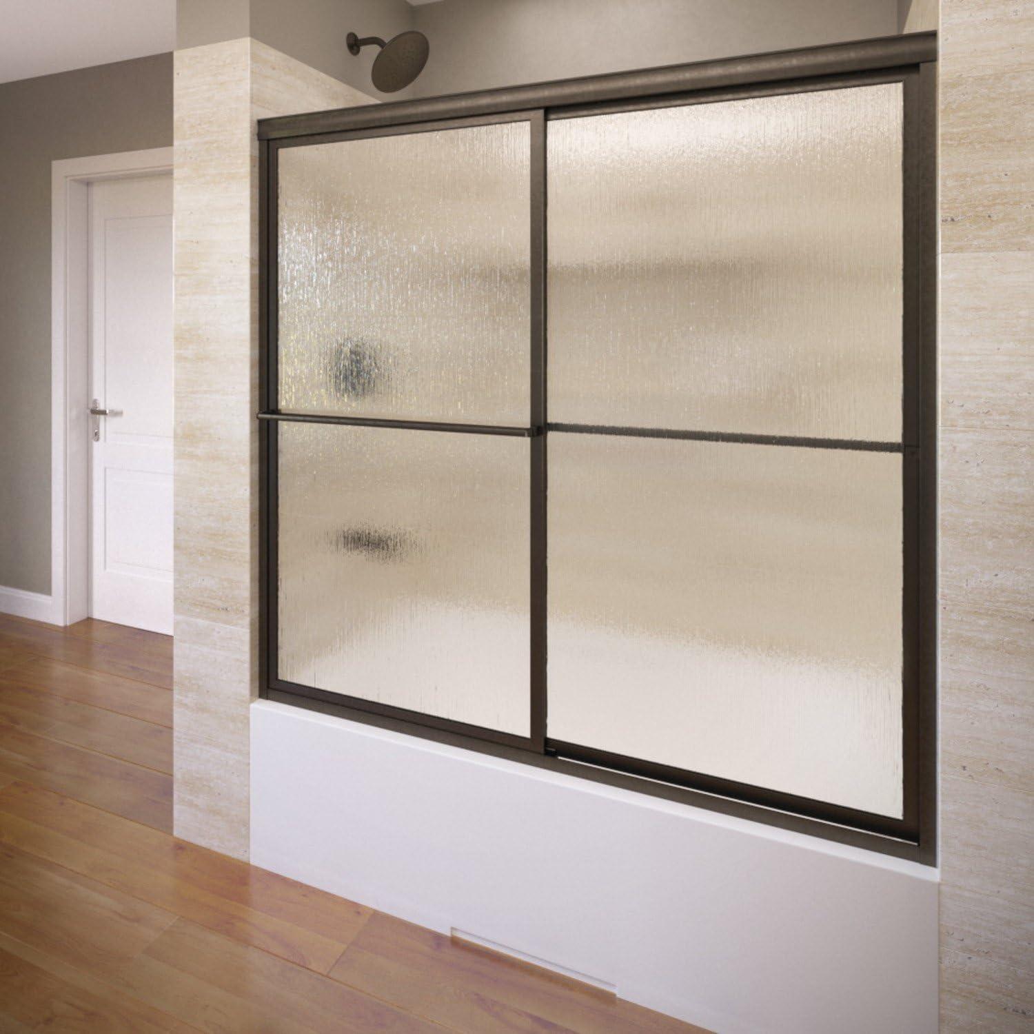 Deluxe 56"W x 58.5" H Framed Tub Door