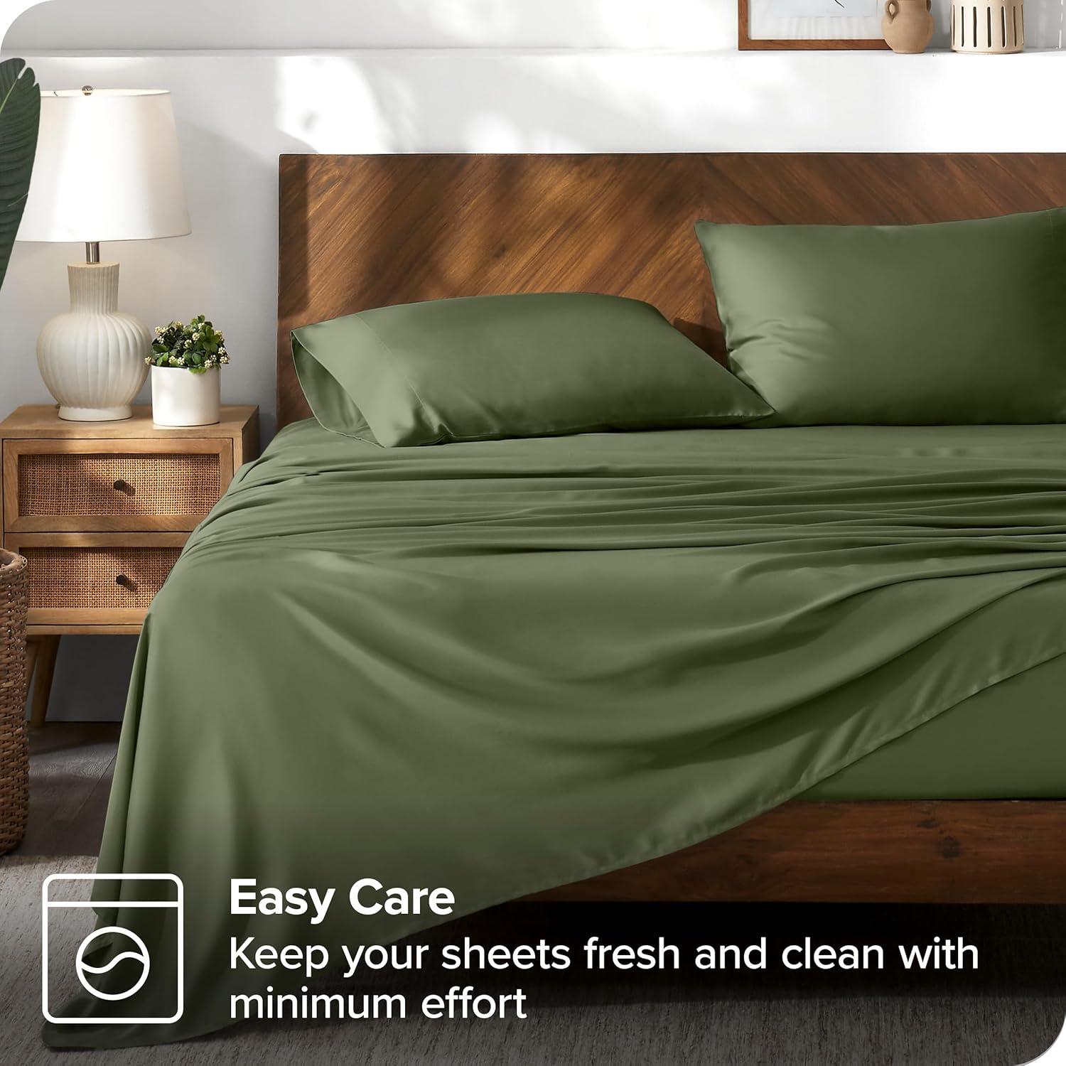 Twin XL Cypress TENCEL™ Lyocell Sheet Set by Bare Home
