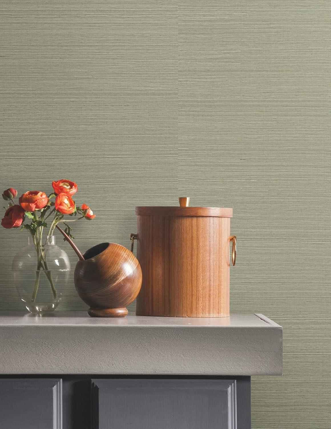 Birch Lane™ Weatherhill Natural Sisal Peel and Stick Grasscloth Wallpaper