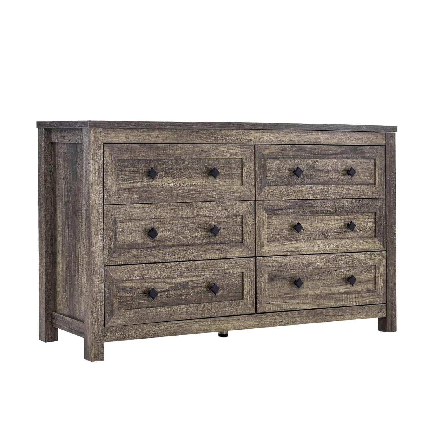 Laurel Foundry Modern Farmhouse® Nieto 54'' W Unfinished 6 - Drawer Dresser