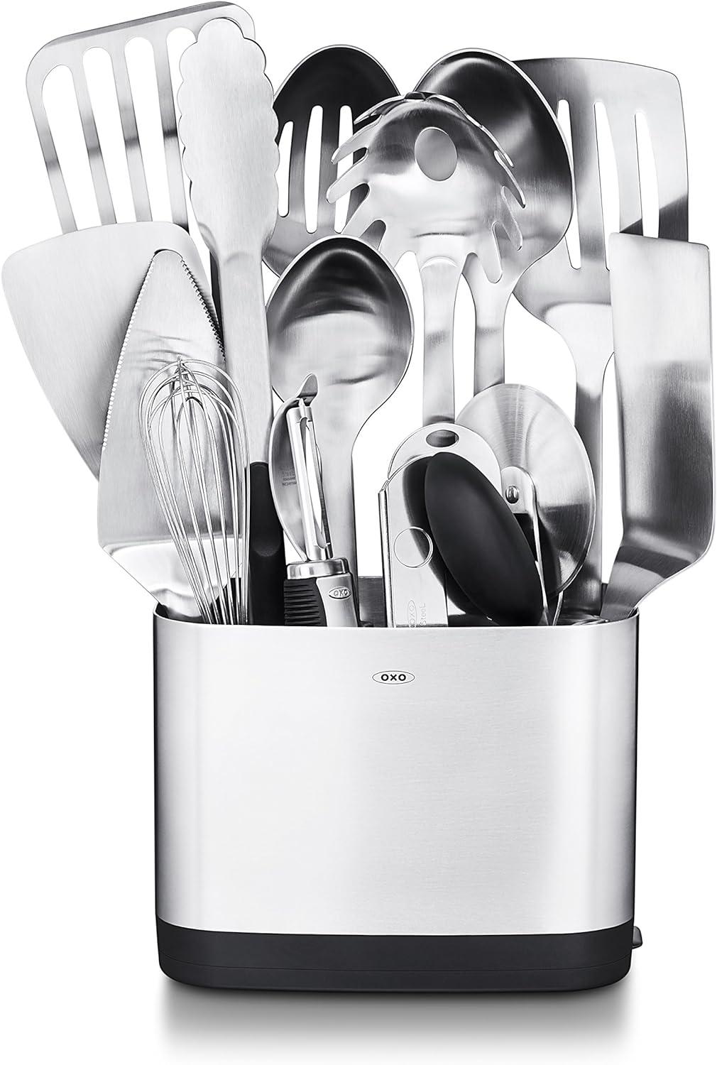OXO ® Steel 15-Piece Stainless Steel Utensil Set