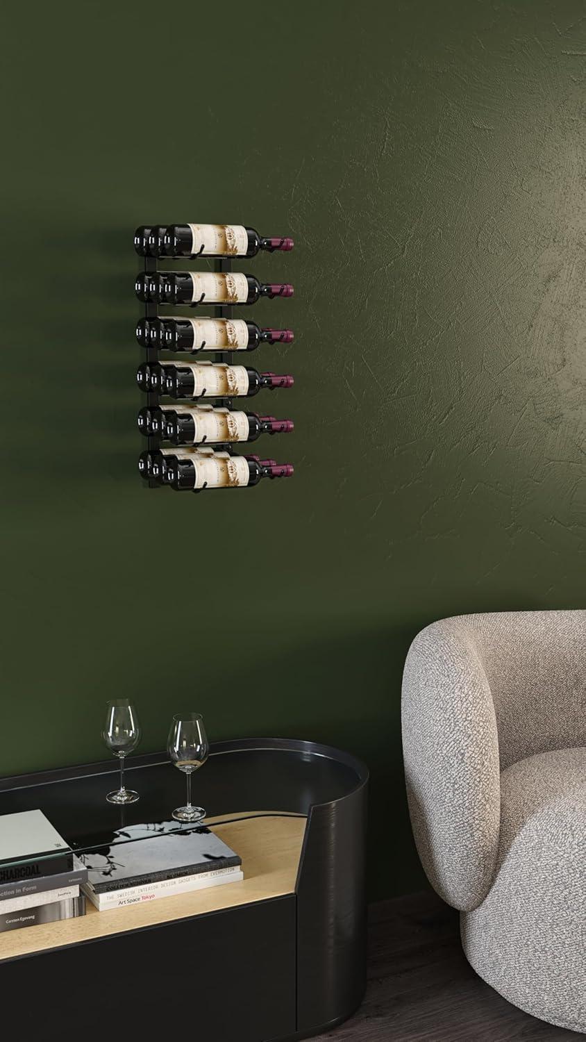Rebrilliant Indurial 18 Bottle Wall Mounted Wine Bottle Rack