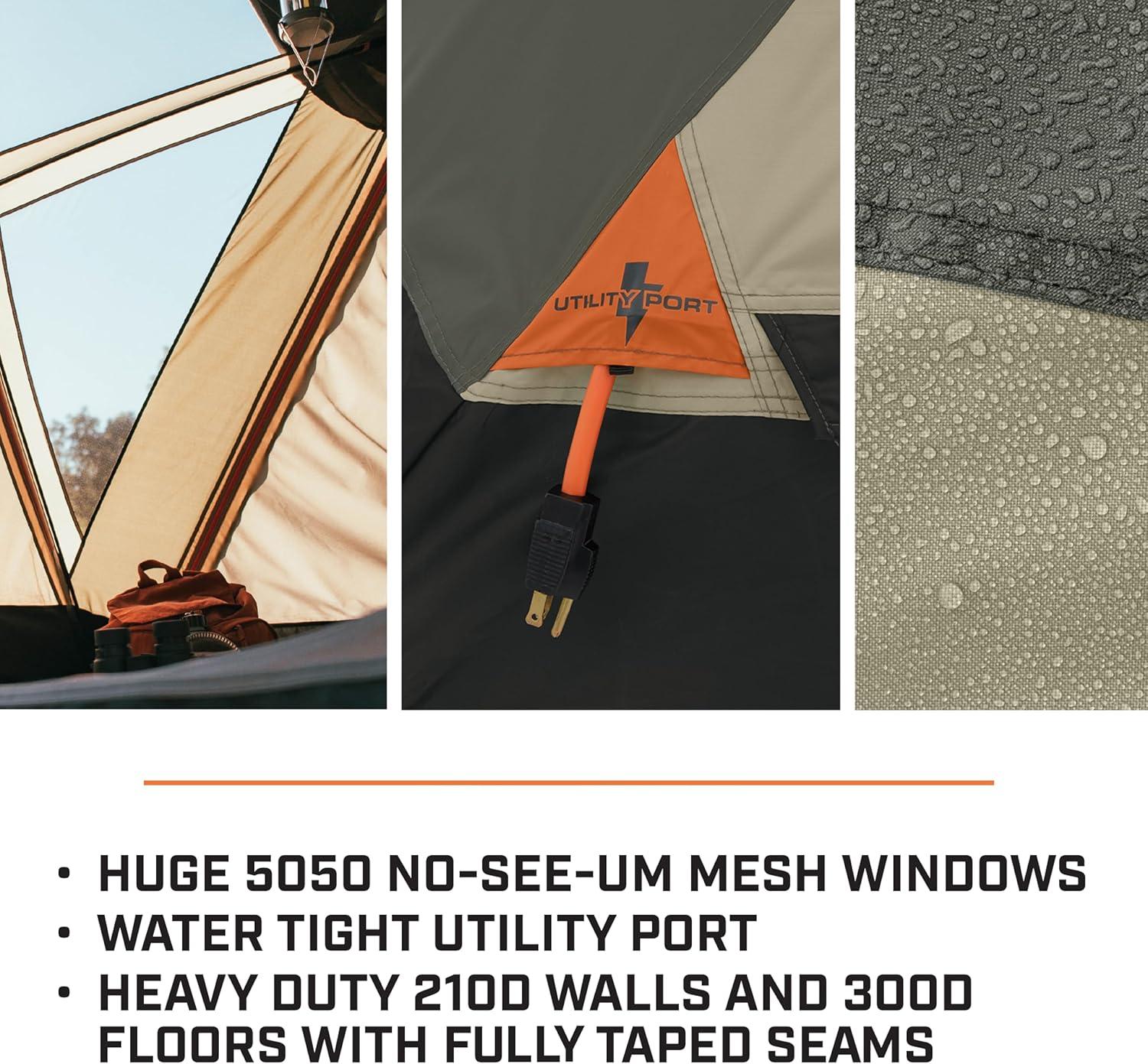 Bushnell 8P Pop-Up Hub Tent