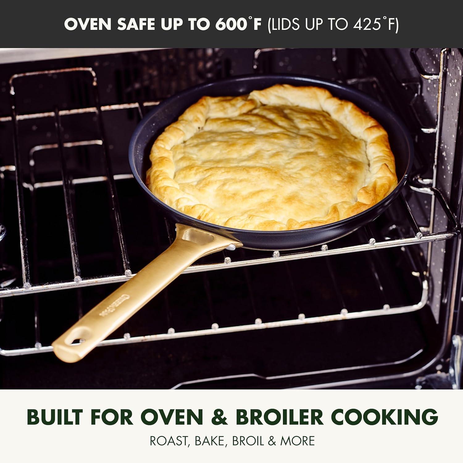 GreenPan ™ Reserve Black 2-Piece 10" and 12" Ceramic Non-Stick Frying Pan Set