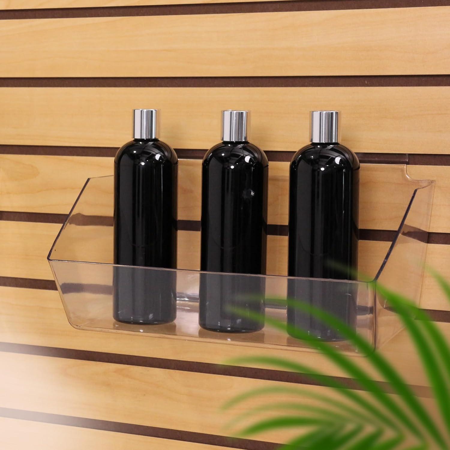 Clear Plastic Slatwall Display Bin Set for Retail Stores