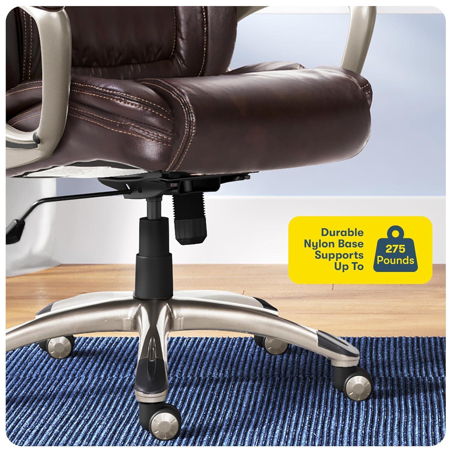 Serta Serta Garret Executive Office Chair, Ergonomic Lumbar Support, Semi-Plush Cushion, Body Pillows