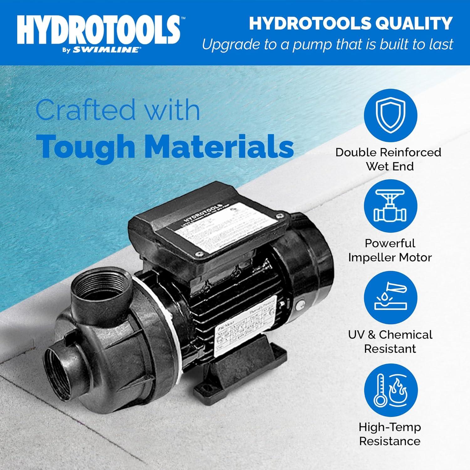 Swimline Swimline HydroTools Hydro Flo 0.25 HP Motor Pump for Above Ground Swimming Pools