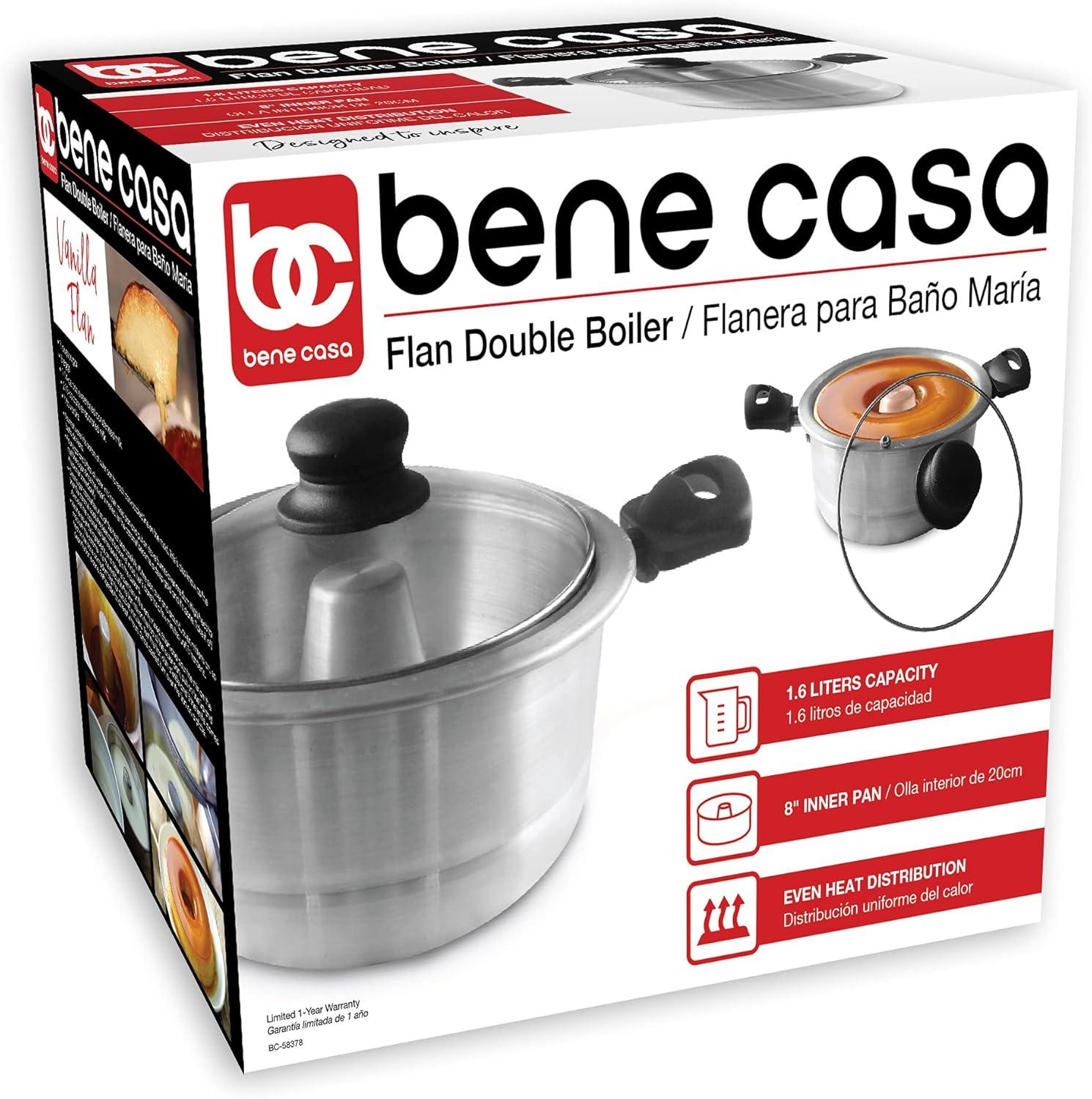 Flan Double Boiler - Flanera para bano de Maria (imported) 1.6 lts