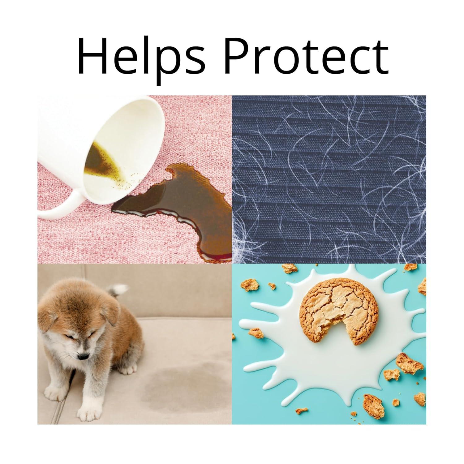 Collections Etc Reversible Quilted Jumbo Recliner Cover, Spill-Resistant with Ties - Covers Seat Bottom, Seat Back and 2 Seat Arms (Jumbo Recliner, Olive/Sage)