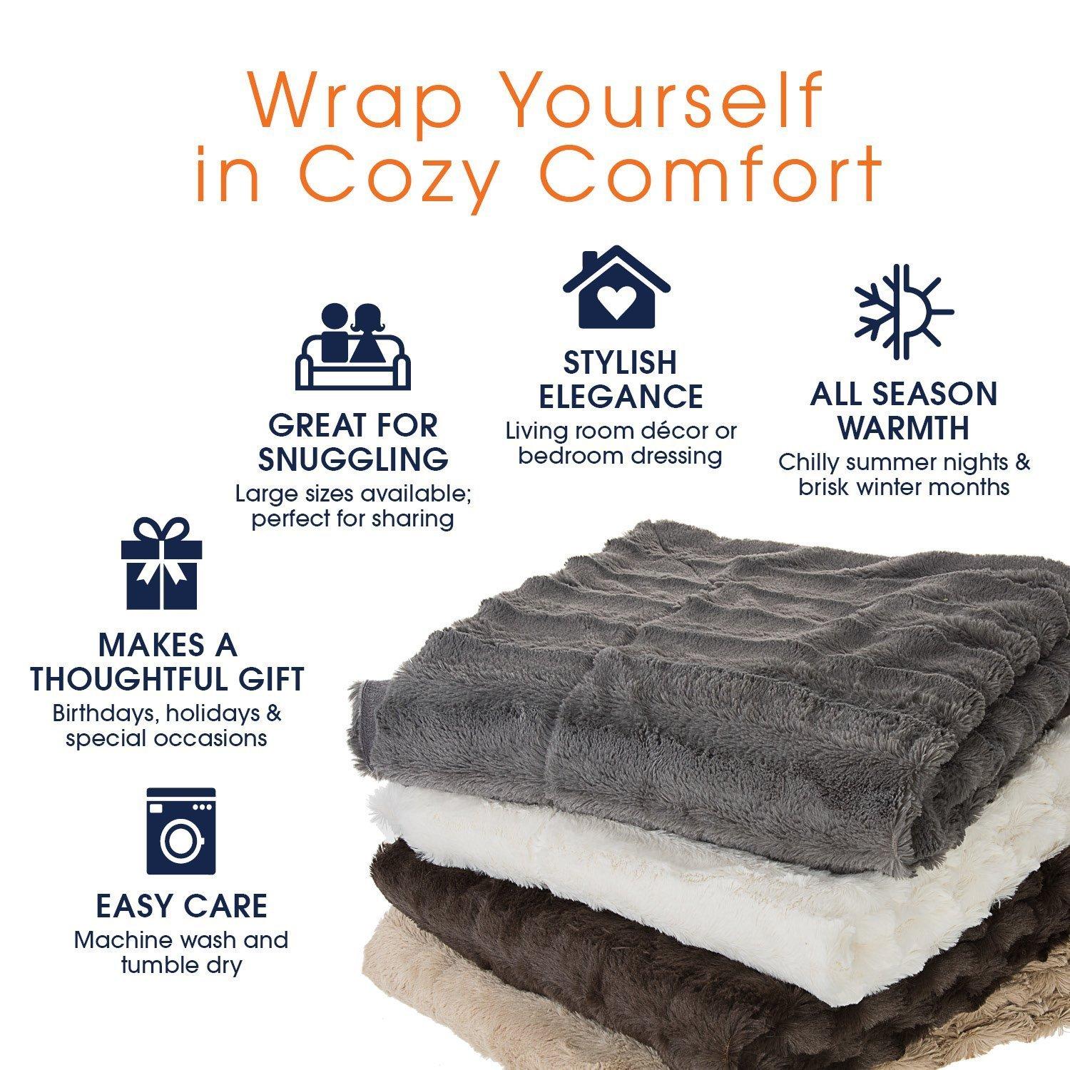 Cheer Collection Plain Weave / Muslin Throw Blanket