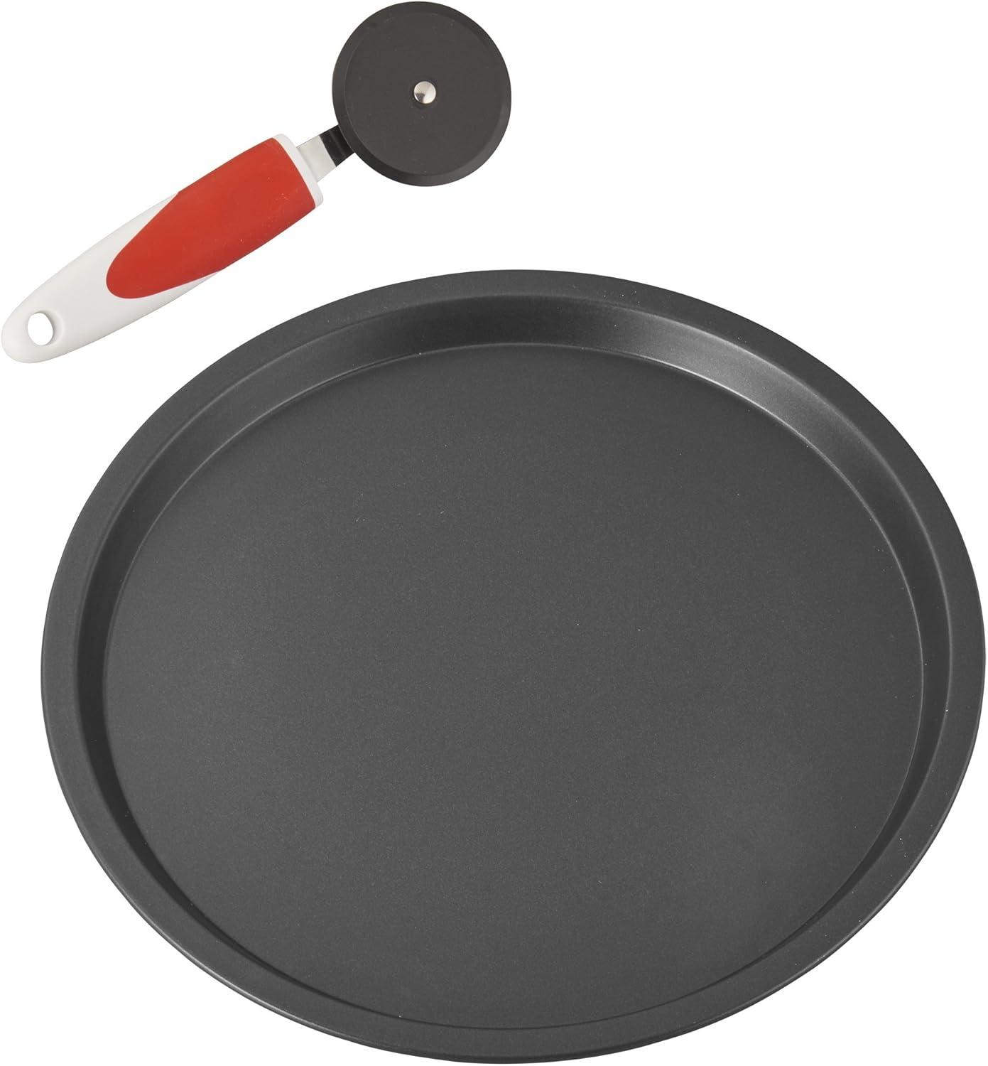 Ballarini Cookin'Italy Pizza Pan Set with Pizza Cutter, Non-Stick, Made in Italy