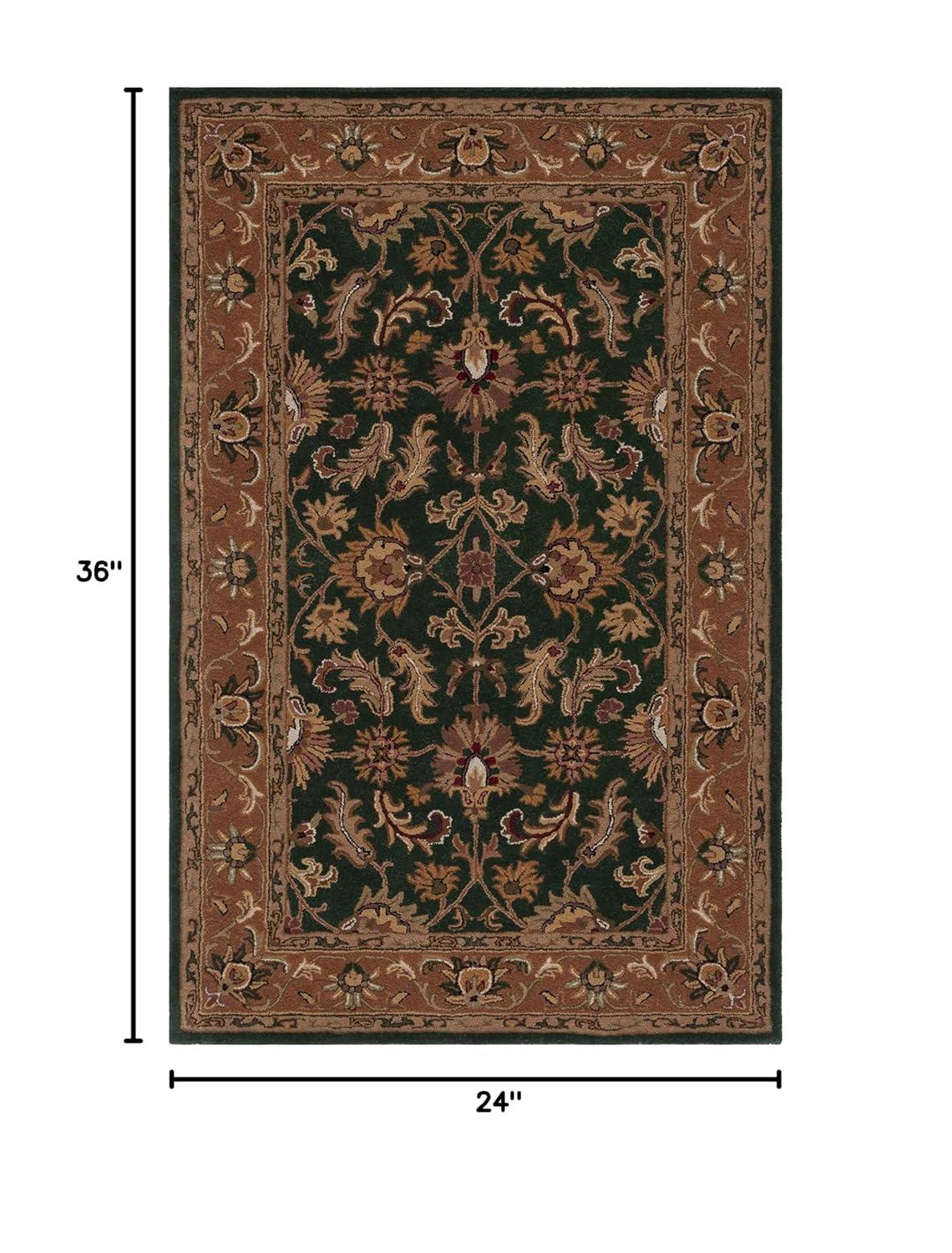 Heritage HG628 Handmade Accent Rug - 2'x3' - Red/Black - Safavieh