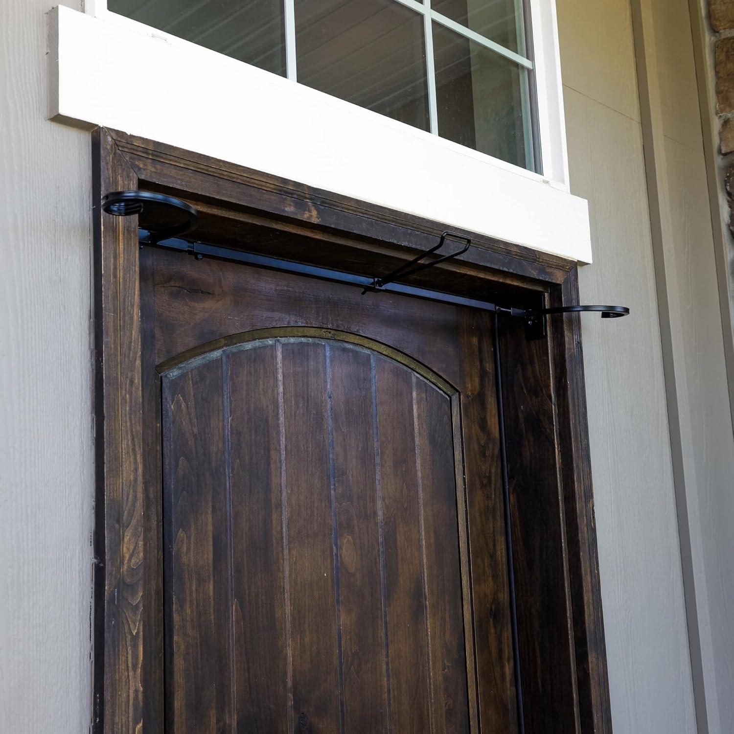 TreeKeeper Garland Hanger Slim Single Door Black