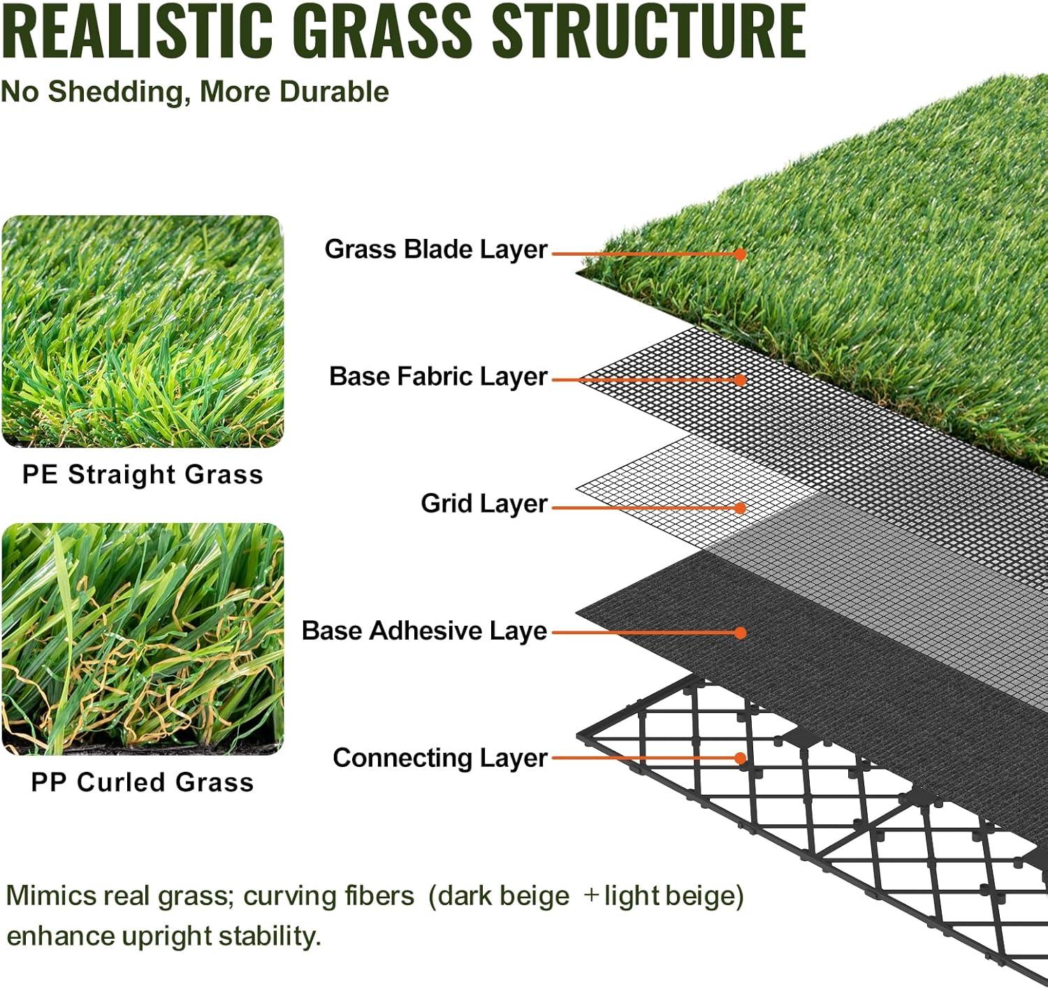 12" x 12" Artificial Grass Turf Panels