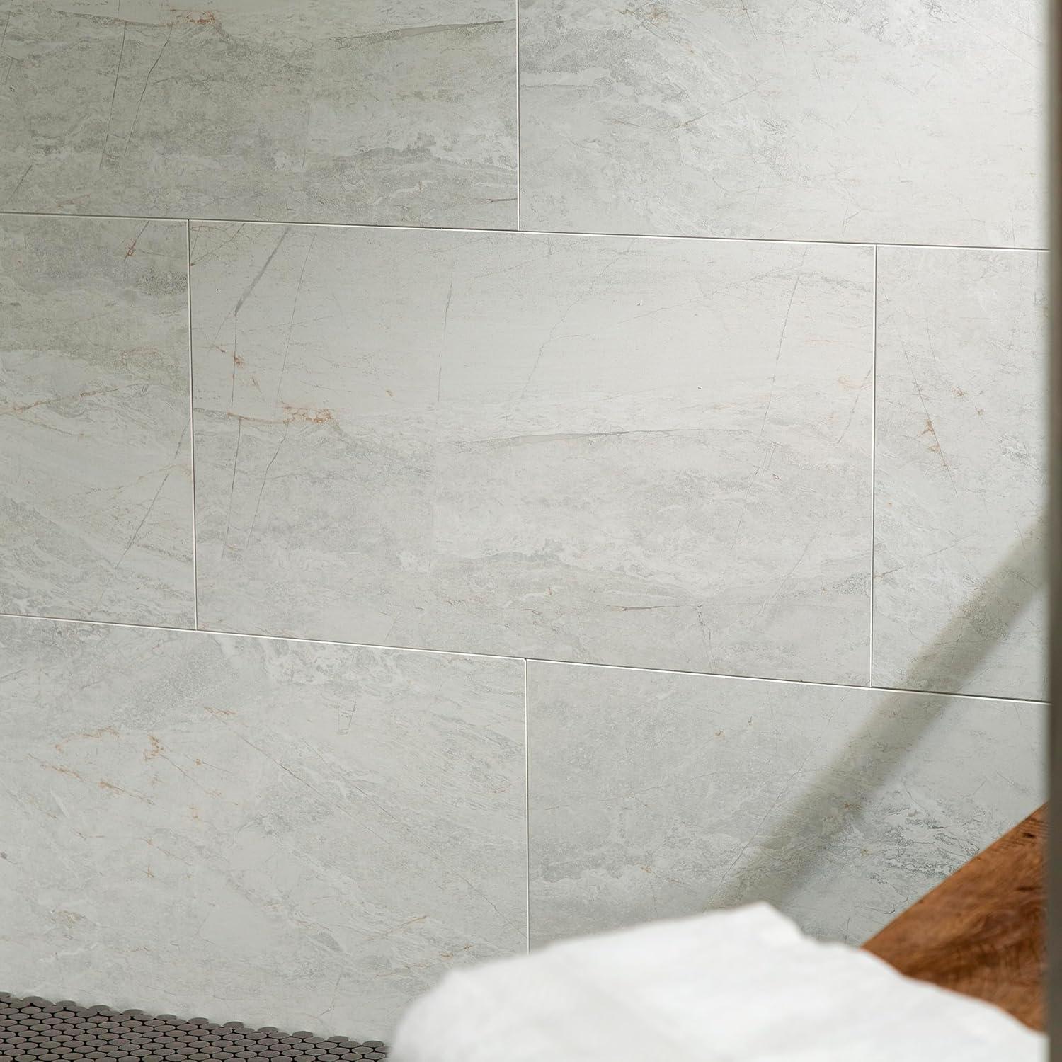 Palisade 25.6 in. x 14.8 in. Tile Shower and Tub Surround Kit