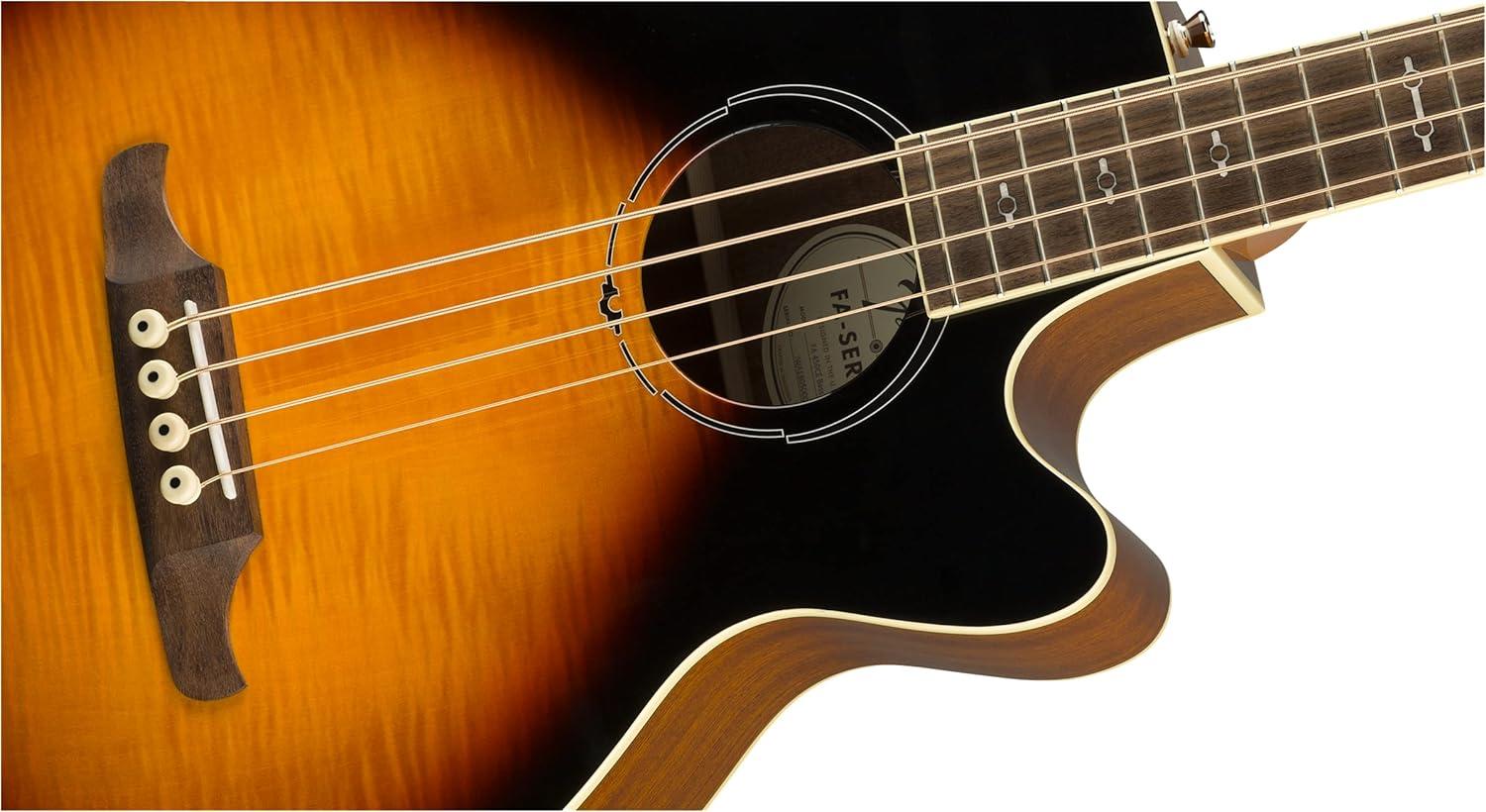 Fender FA-450CE Acoustic-Electric Bass Guitar (3-Color Sunburst)