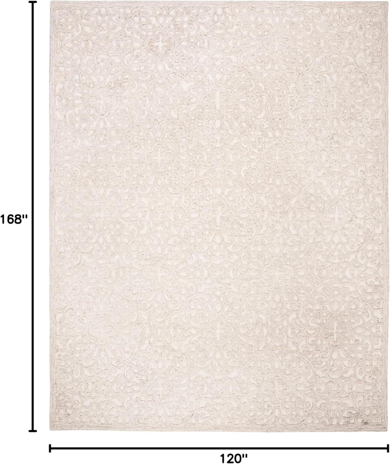Trace TRC103 Hand Tufted Indoor Area Rug - Blue/Ivory - 10'x14' - Safavieh