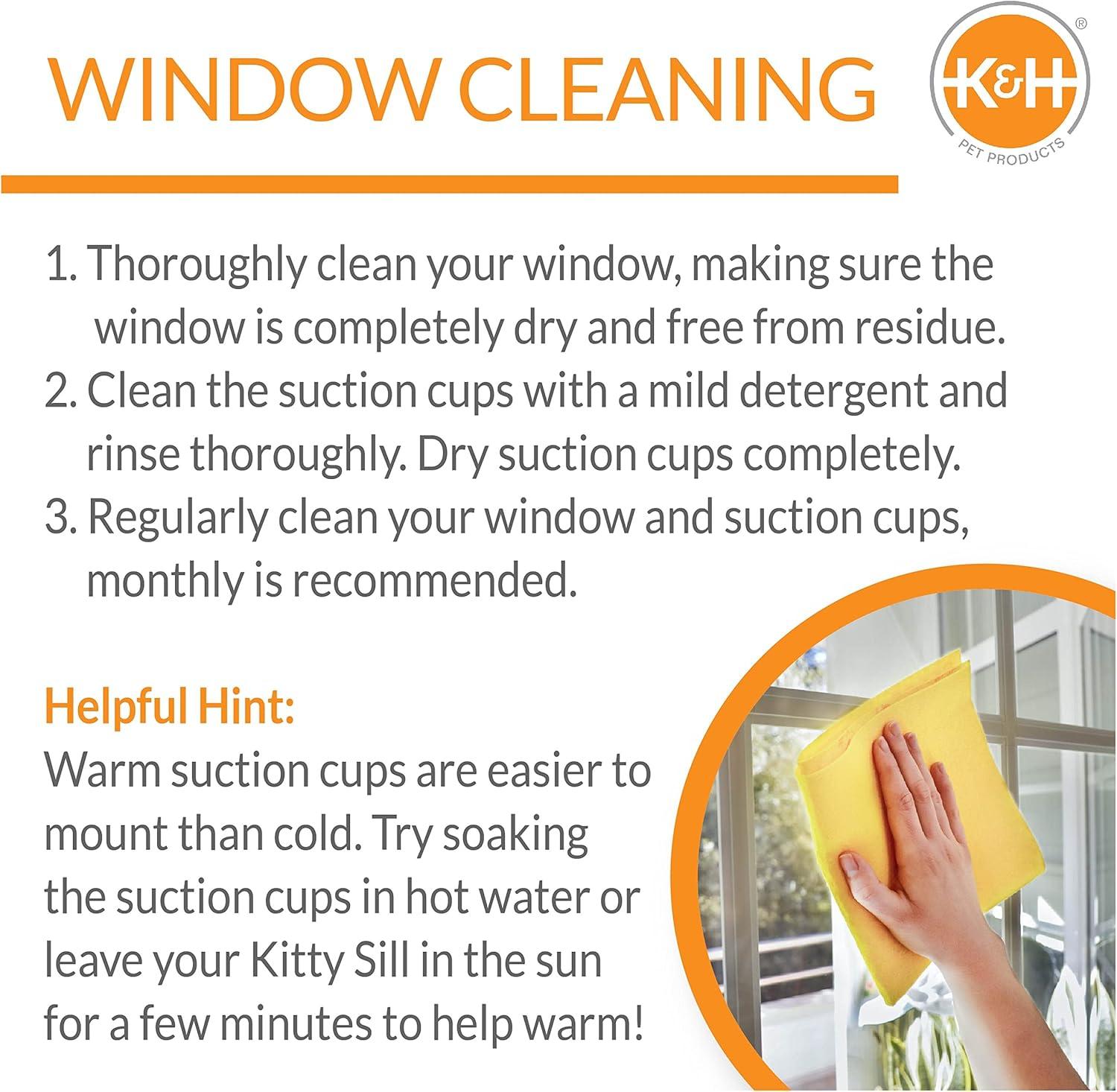 K&H Pet Products Universal Mount Kitty Sill Original Fleece 14 X 24 Inches
