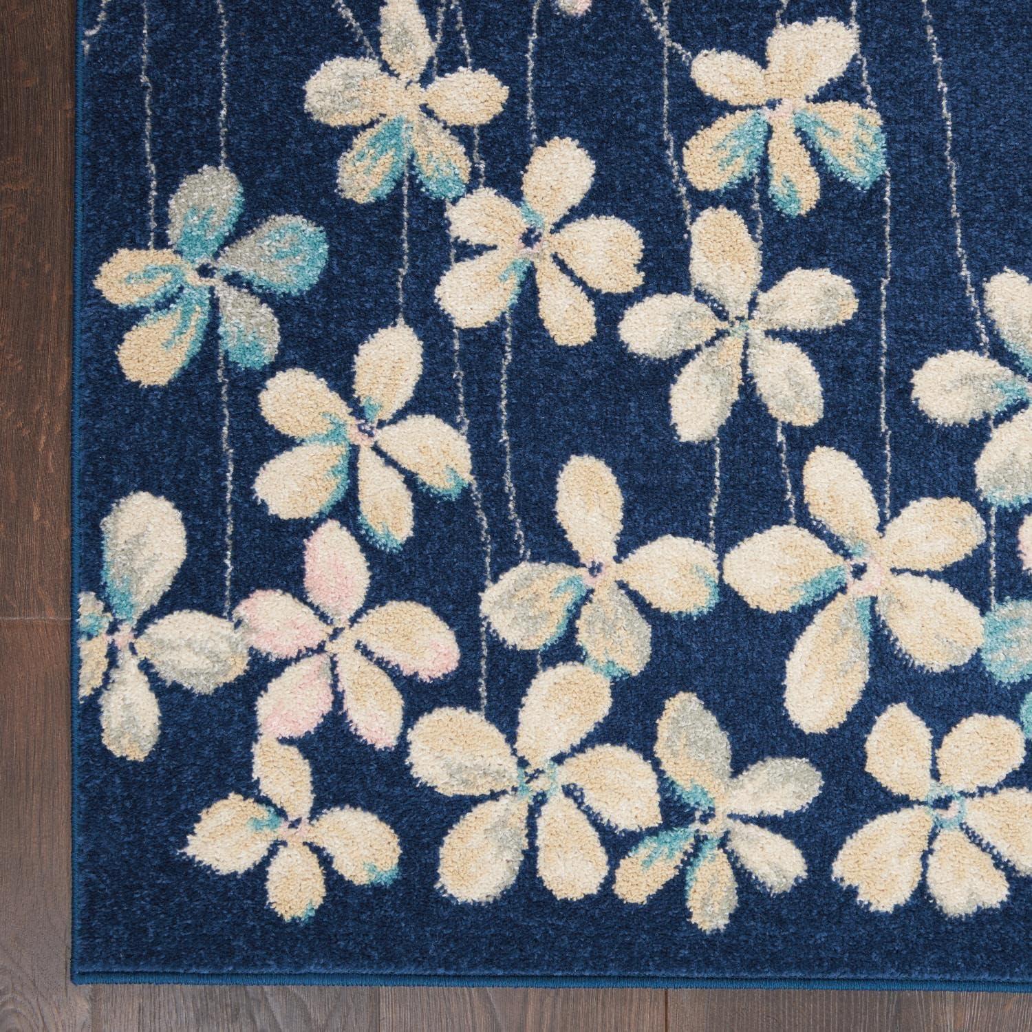 Nourison Tranquil Bohemian Botanical Bloom Area Rug